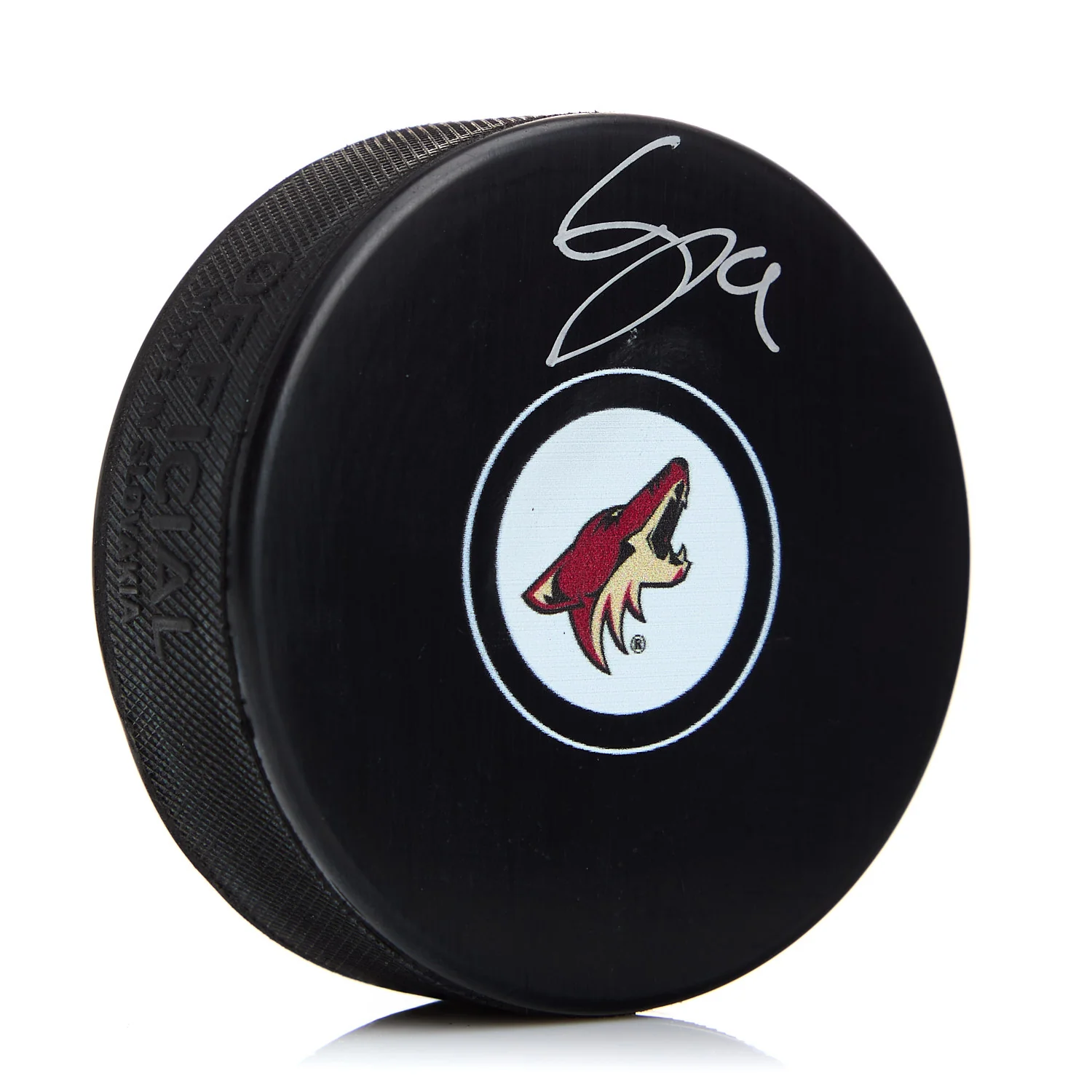 Clayton Keller Arizonia Coyotes Autographed Hockey Puck