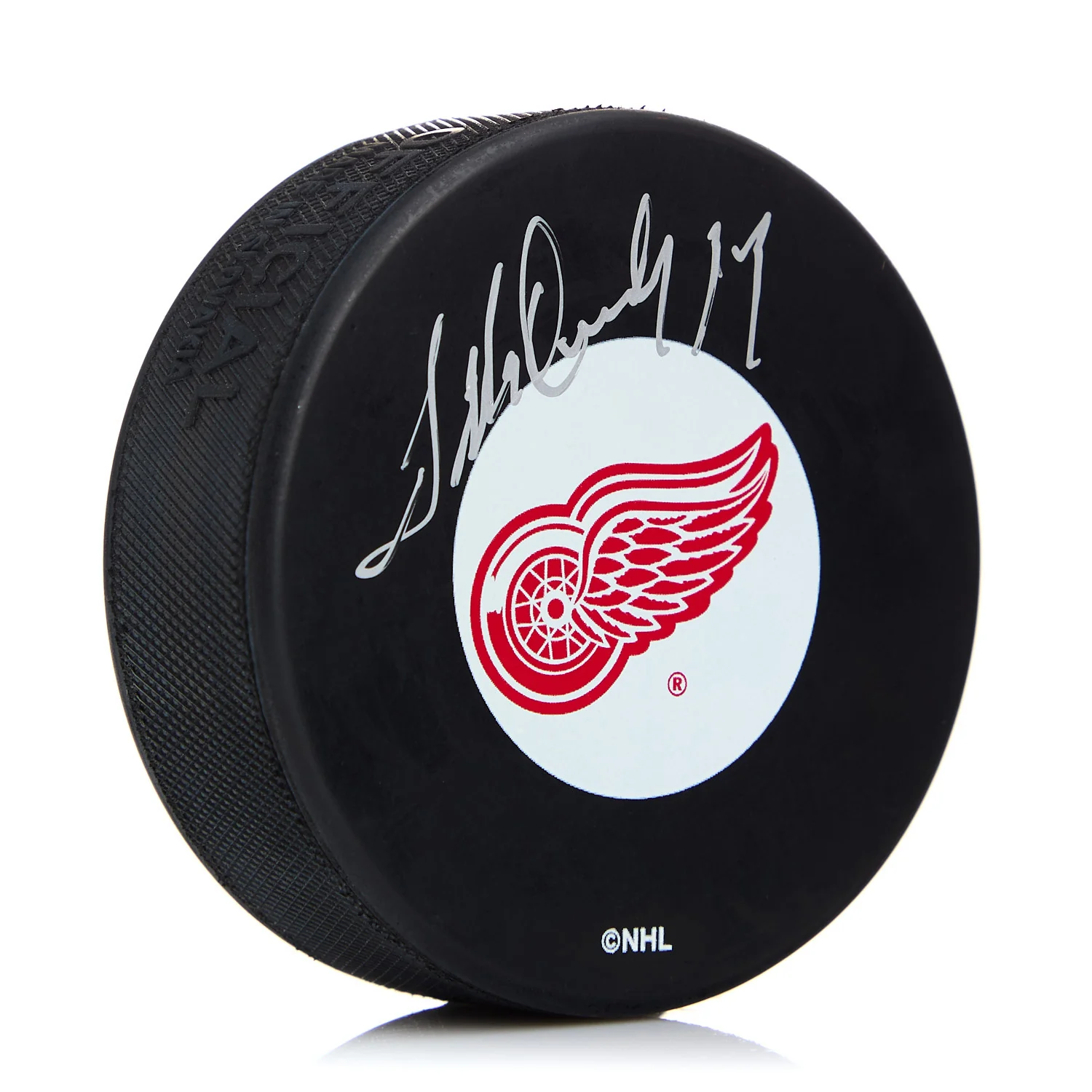 Forbes Kennedy Detroit Red Wings Autographed Hockey Puck