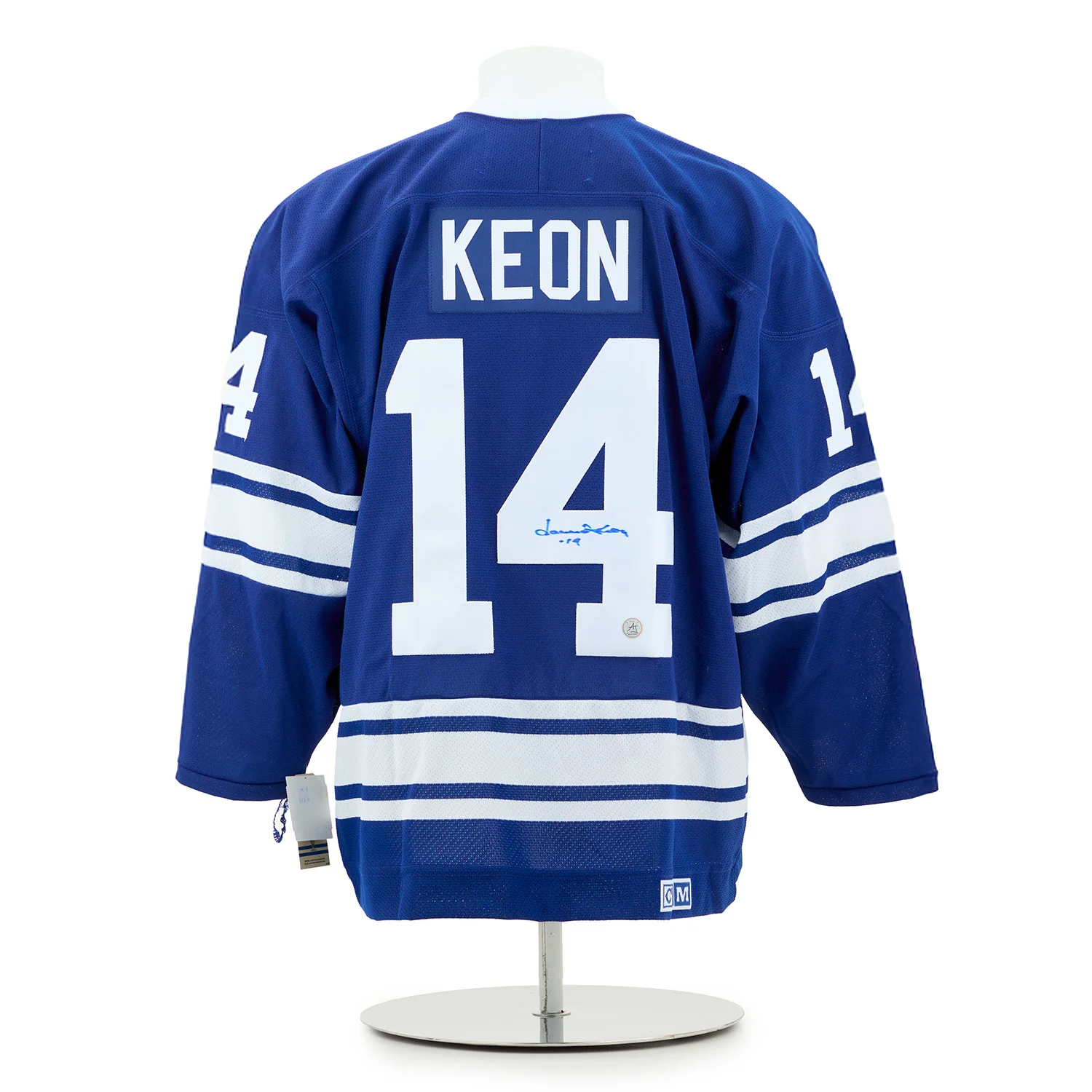 Dave Keon Signed Toronto Maple Leafs 1967 Stanley Cup Vintage CCM Jersey