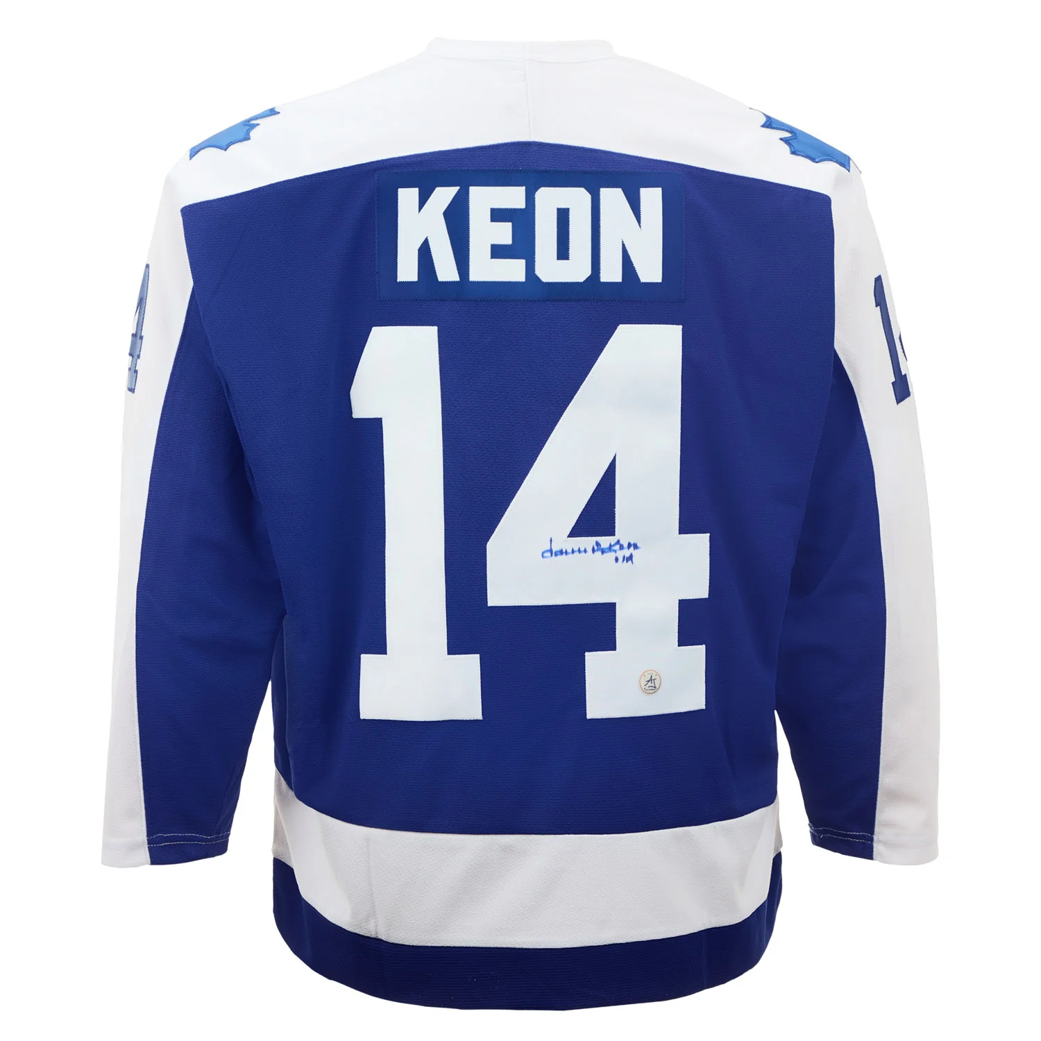 Dave Keon Signed Toronto Maple Leafs Mitchell & Ness Throwback Jersey