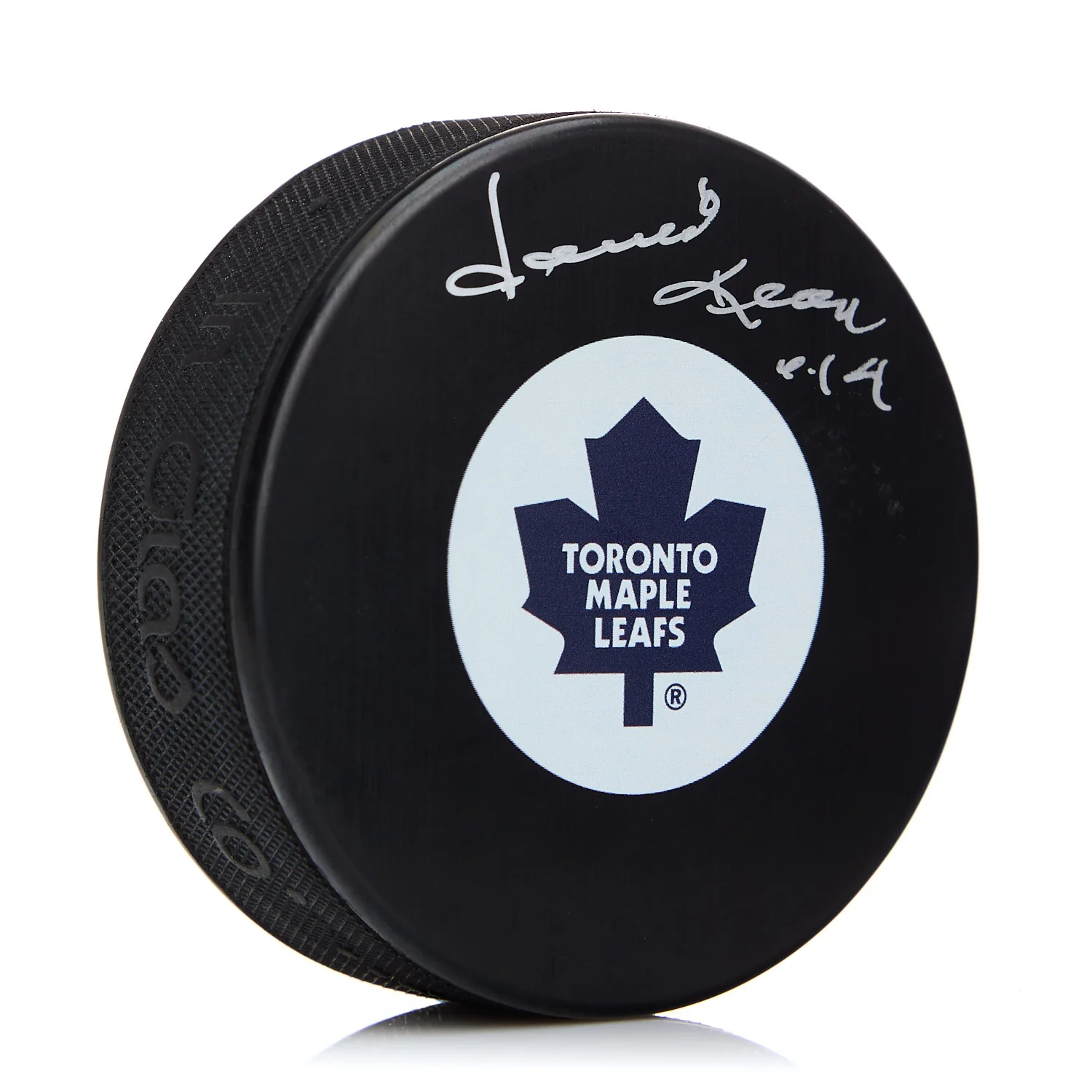 Dave Keon Toronto Maple Leafs Autographed Captain Era Hockey Puck