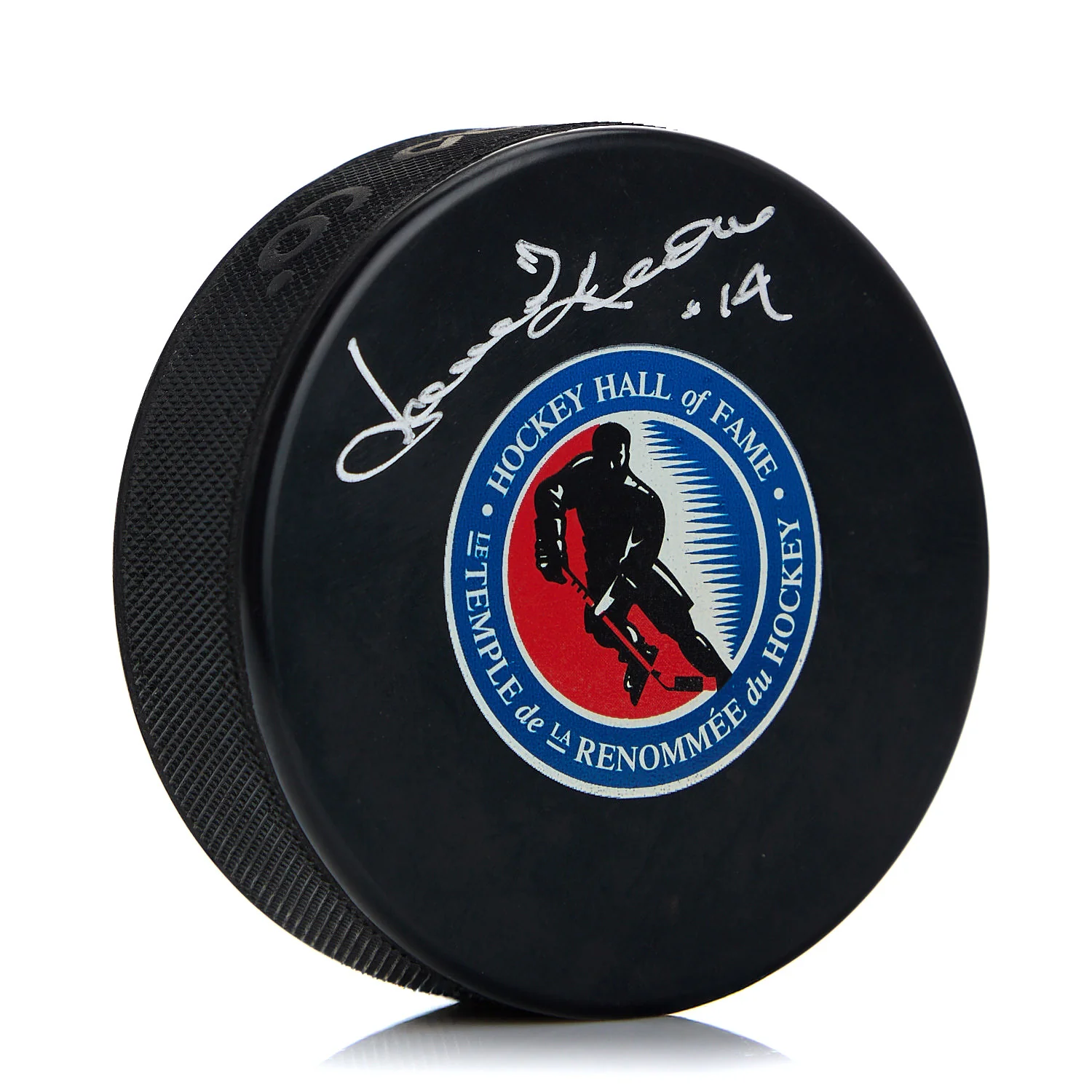 Dave Keon Autographed Hockey Hall of Fame Puck