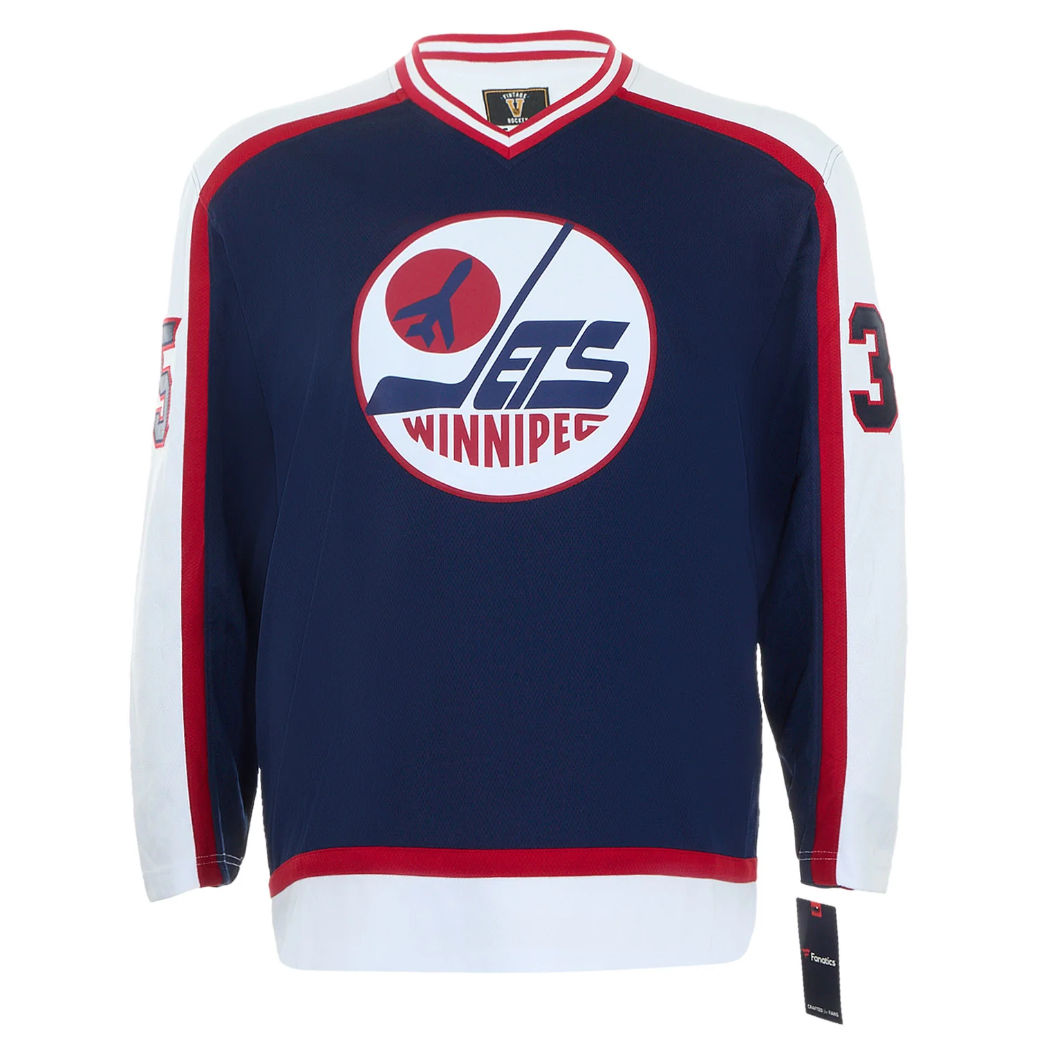 Nikolai Khabibulin Signed Winnipeg Jets Fanatics Throwback Jersey - Image 2