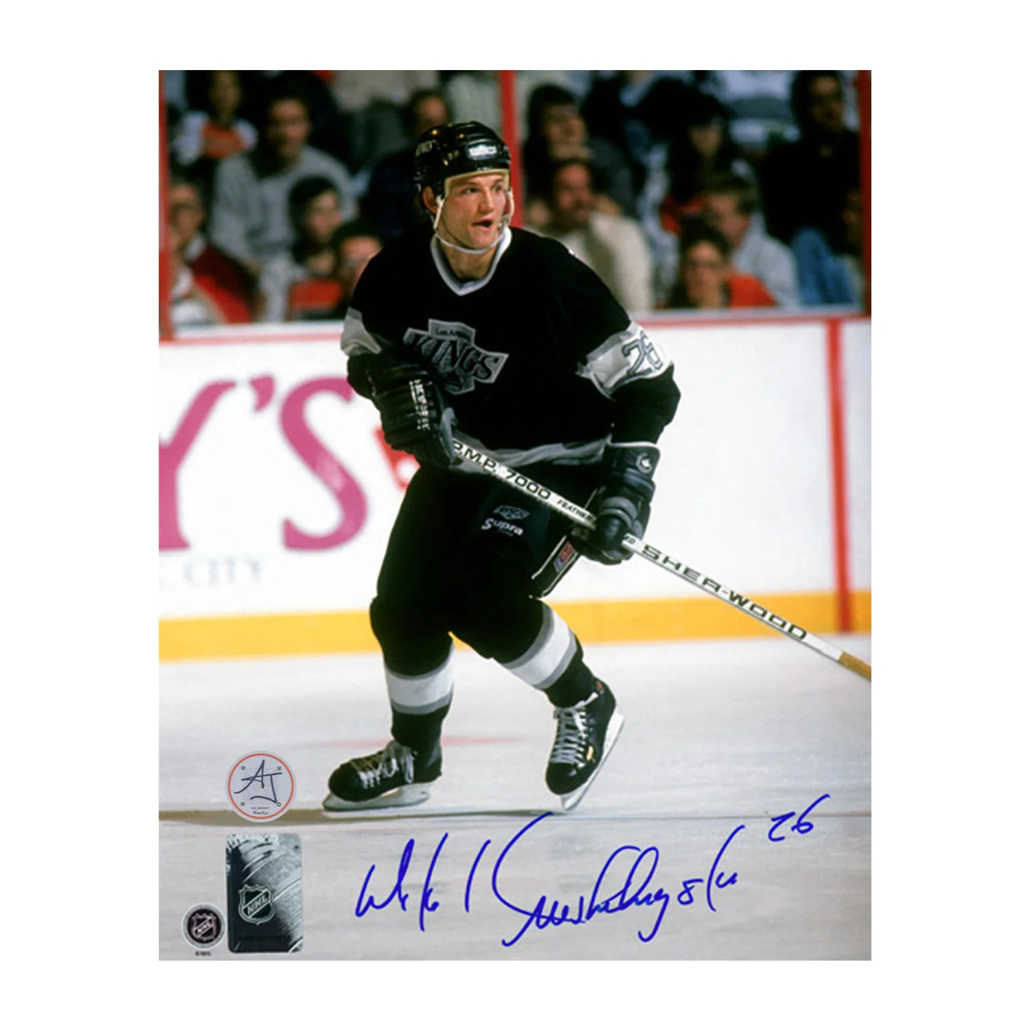 Mike Krushelnyski Autographed Los Angeles Kings Hockey 8x10 Photo