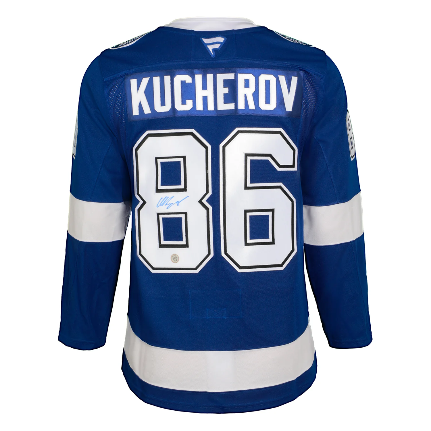Nikita Kucherov Autographed Tampa Bay Lightning Fanatics Premium Jersey