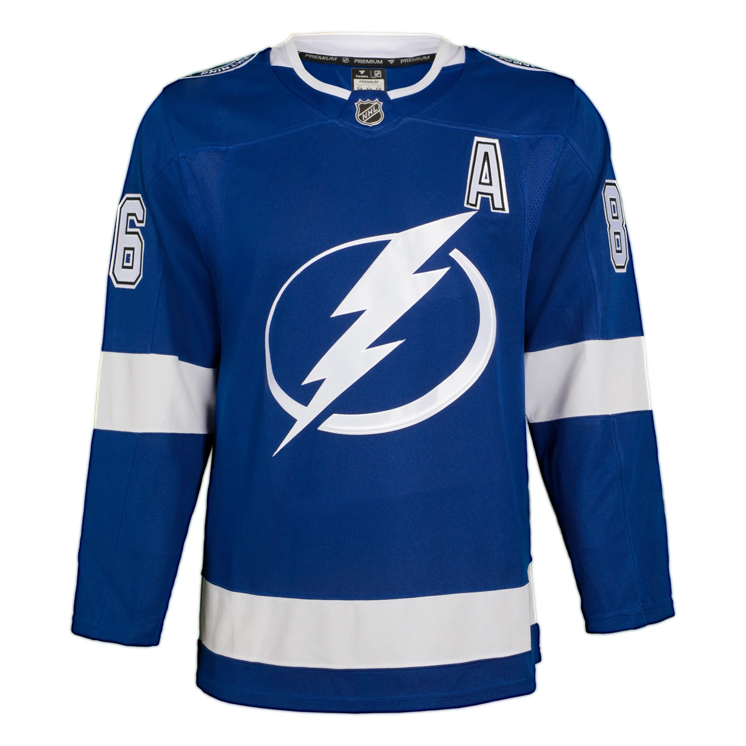 Nikita Kucherov Autographed Tampa Bay Lightning Fanatics Premium Jersey - Image 2