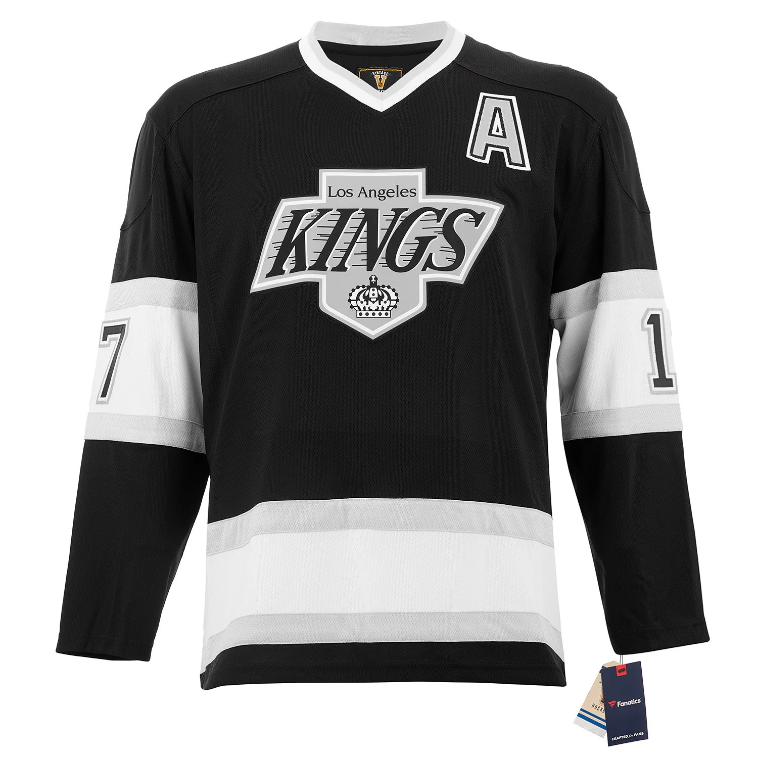 Jari Kurri Autographed Los Angeles Kings Fanatics Throwback Jersey - Image 2