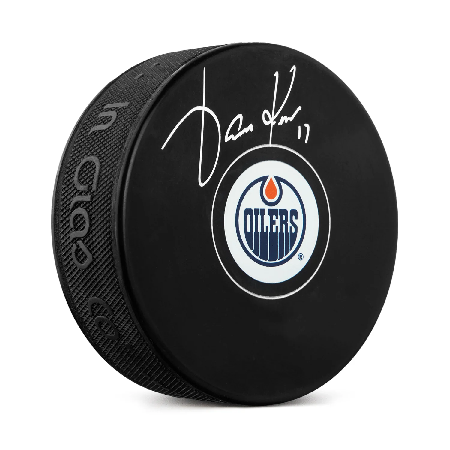 Jari Kurri Autographed Edmonton Oilers Hockey Puck