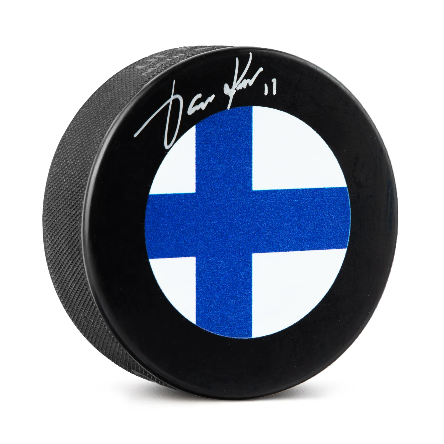 Jari Kurri Autographed Team Finland Hockey Puck