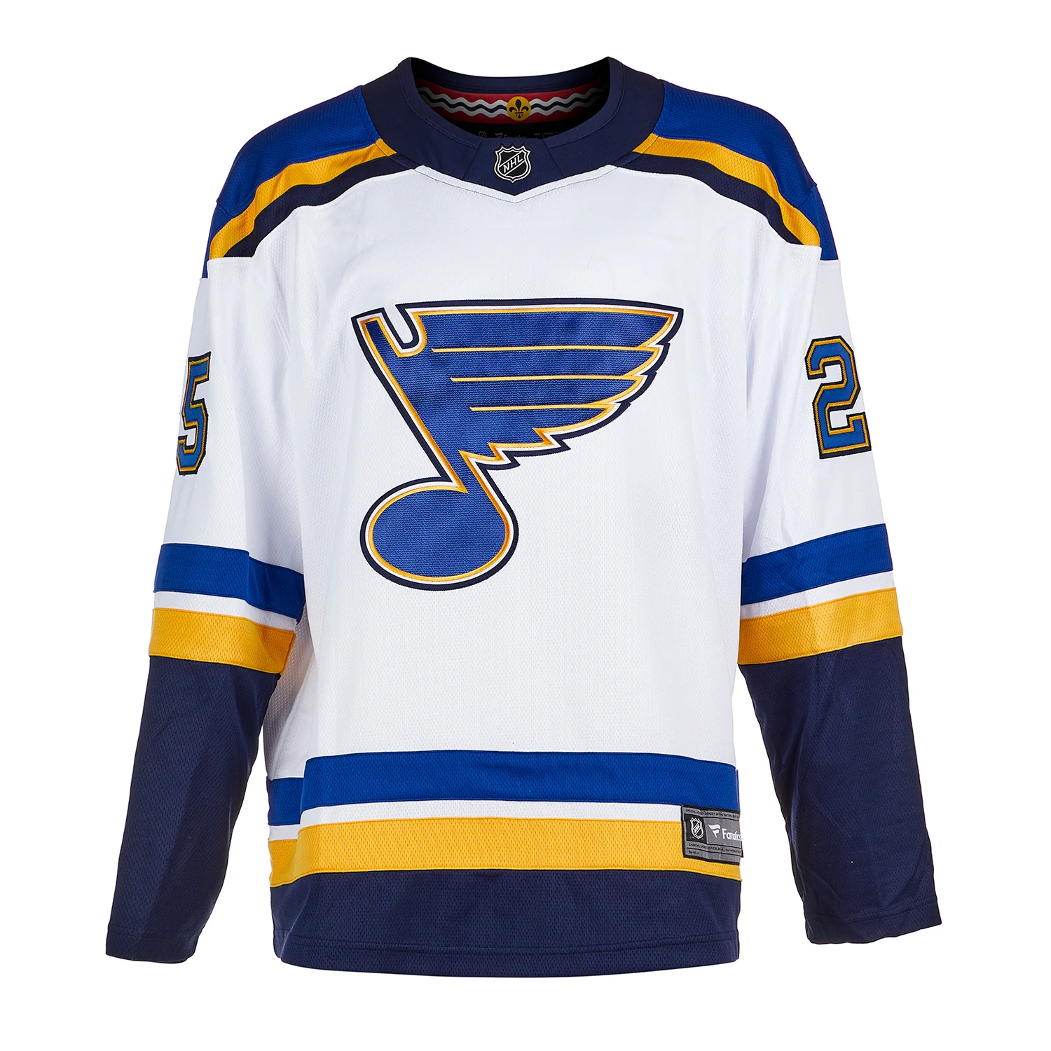 Jordan Kyrou Signed St Louis Blues White Fanatics Breakaway Jersey - Image 2