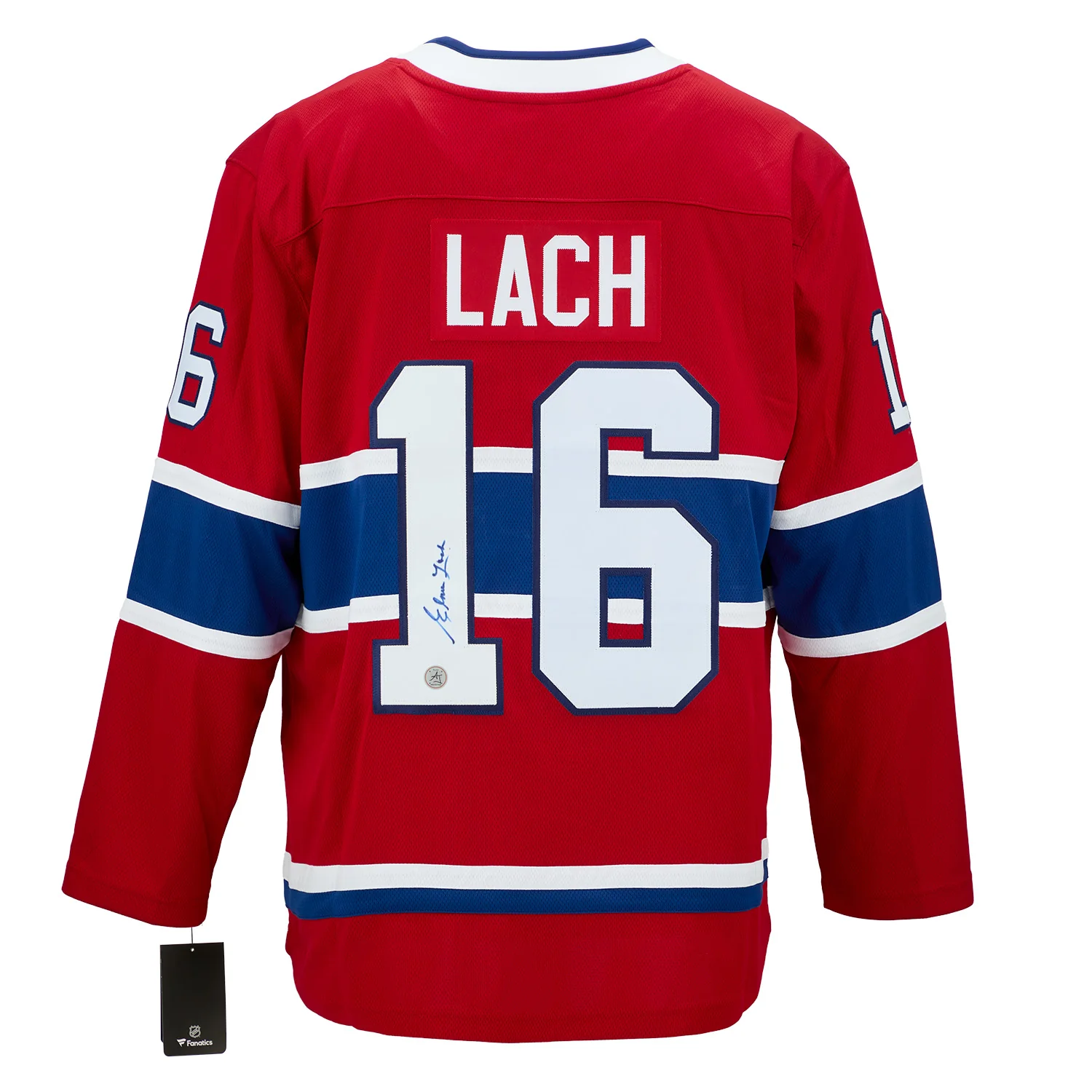 Elmer Lach Autographed Montreal Canadiens Fanatics Breakaway Jersey