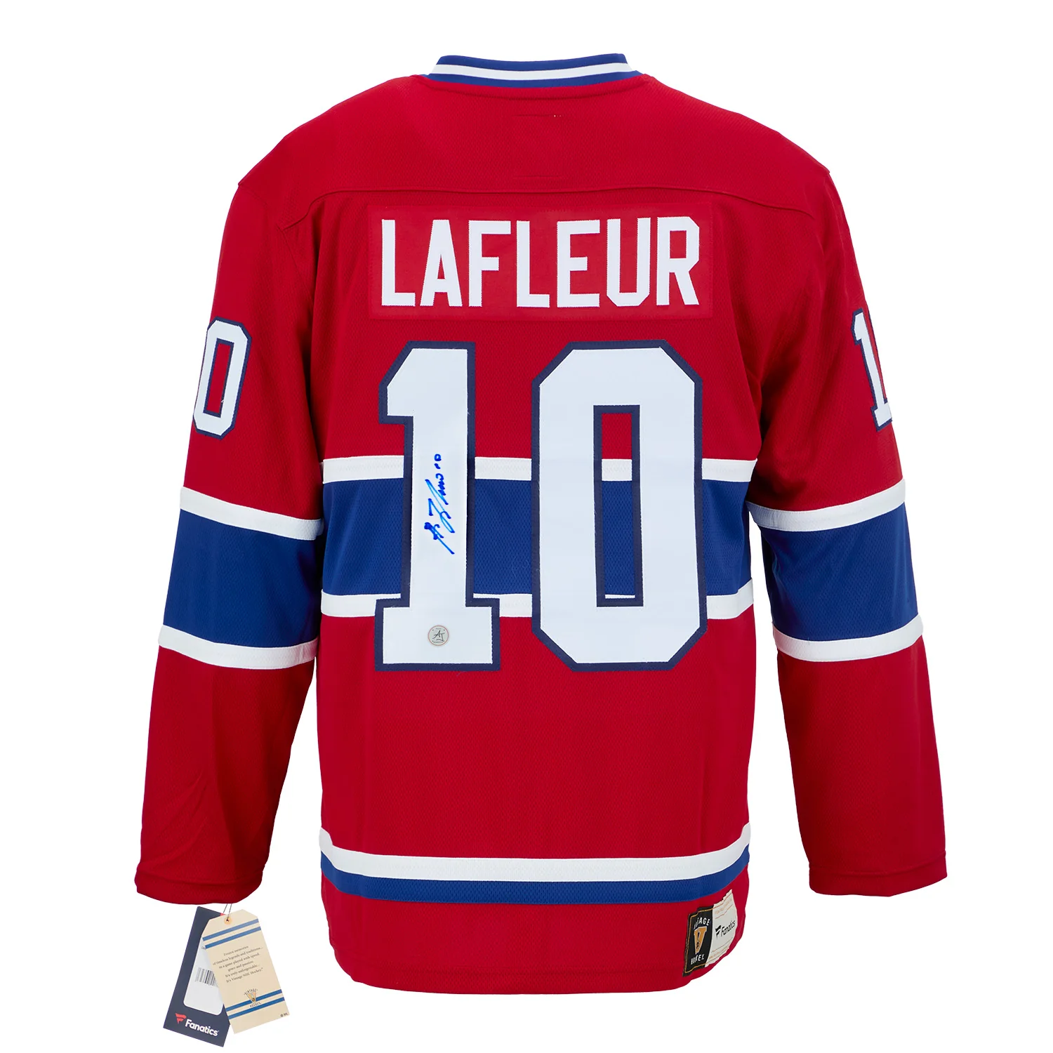 Guy Lafleur Signed Montreal Canadiens Fanatics Throwback Jersey