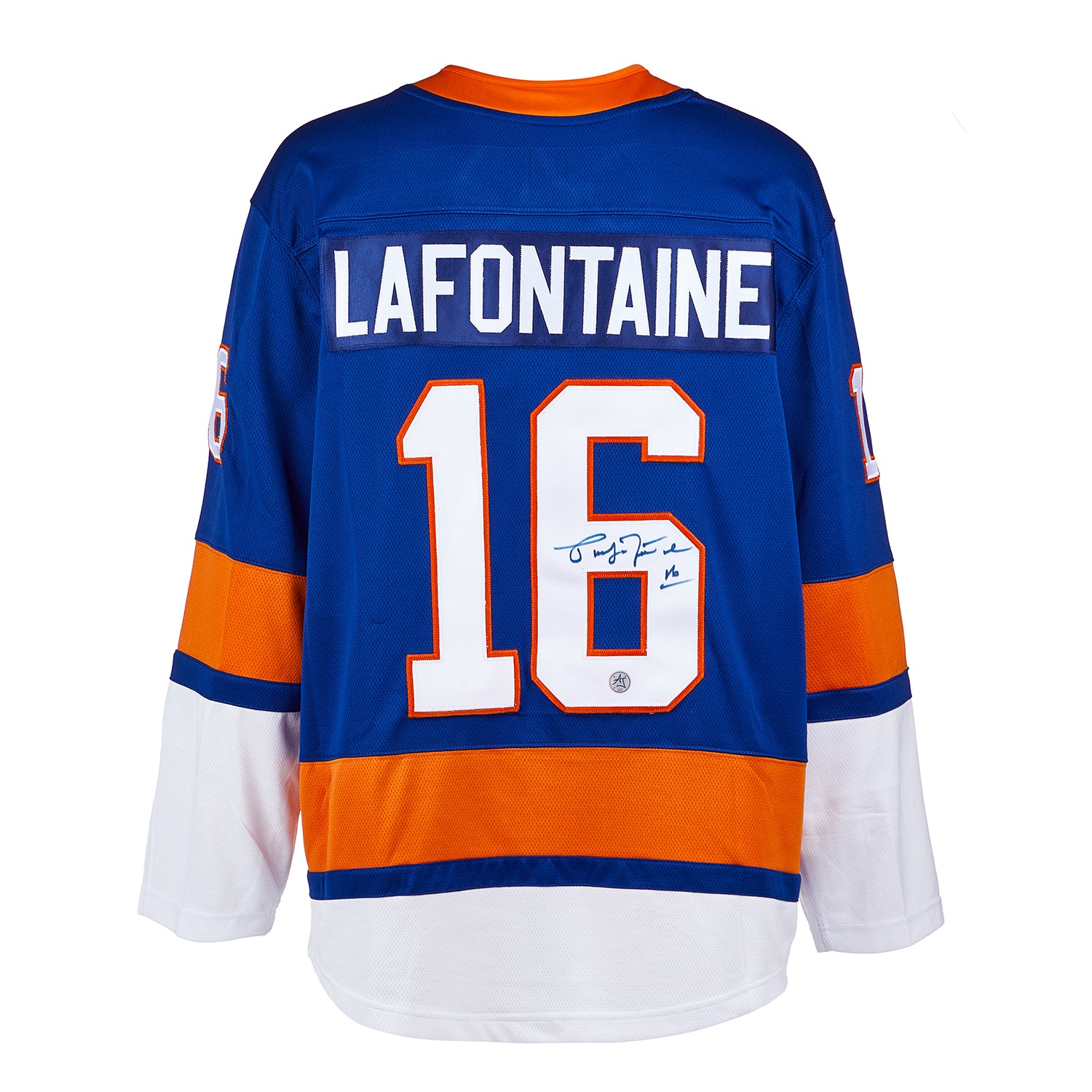 Pat LaFontaine Autographed New York Islanders Fanatics Breakaway Jersey