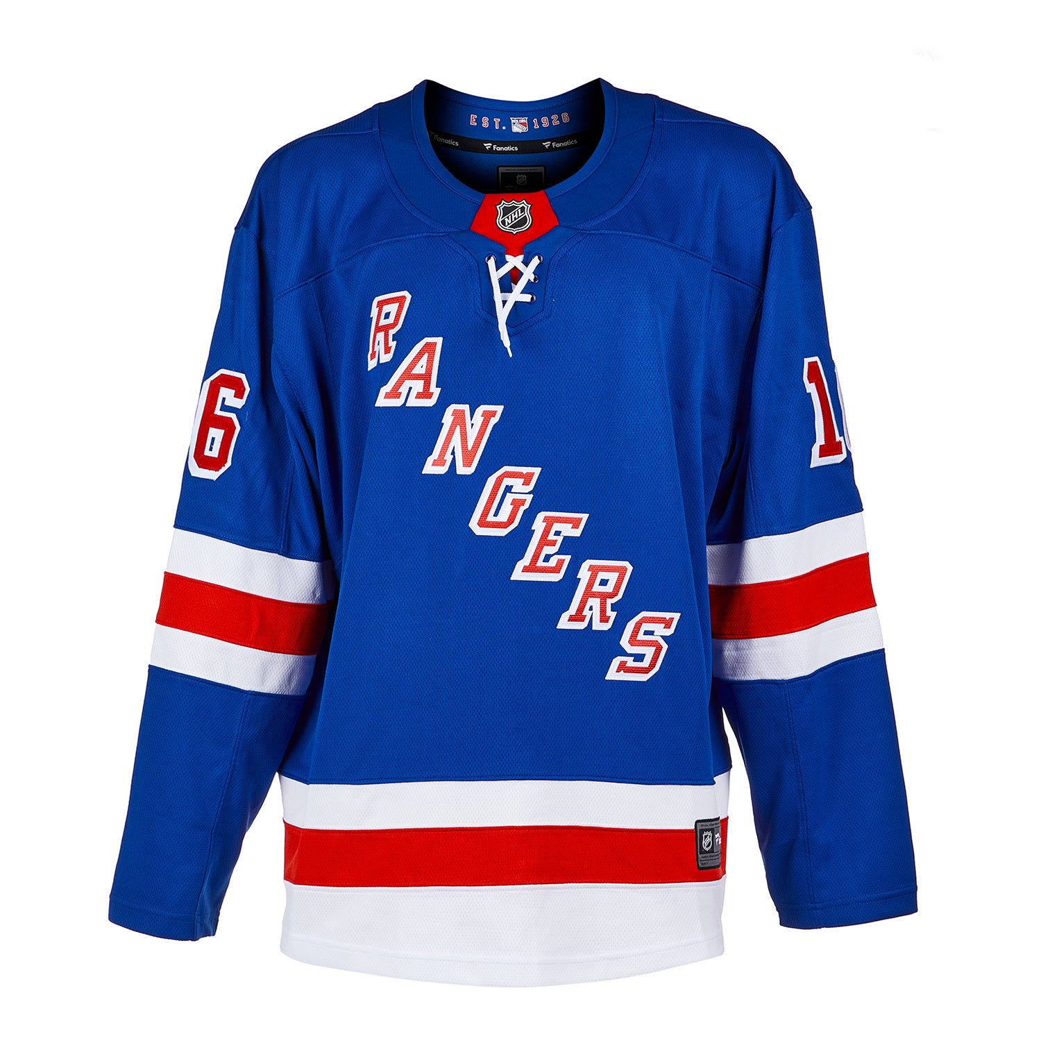 Pat LaFontaine Autographed New York Rangers Fanatics Breakaway Jersey - Image 3