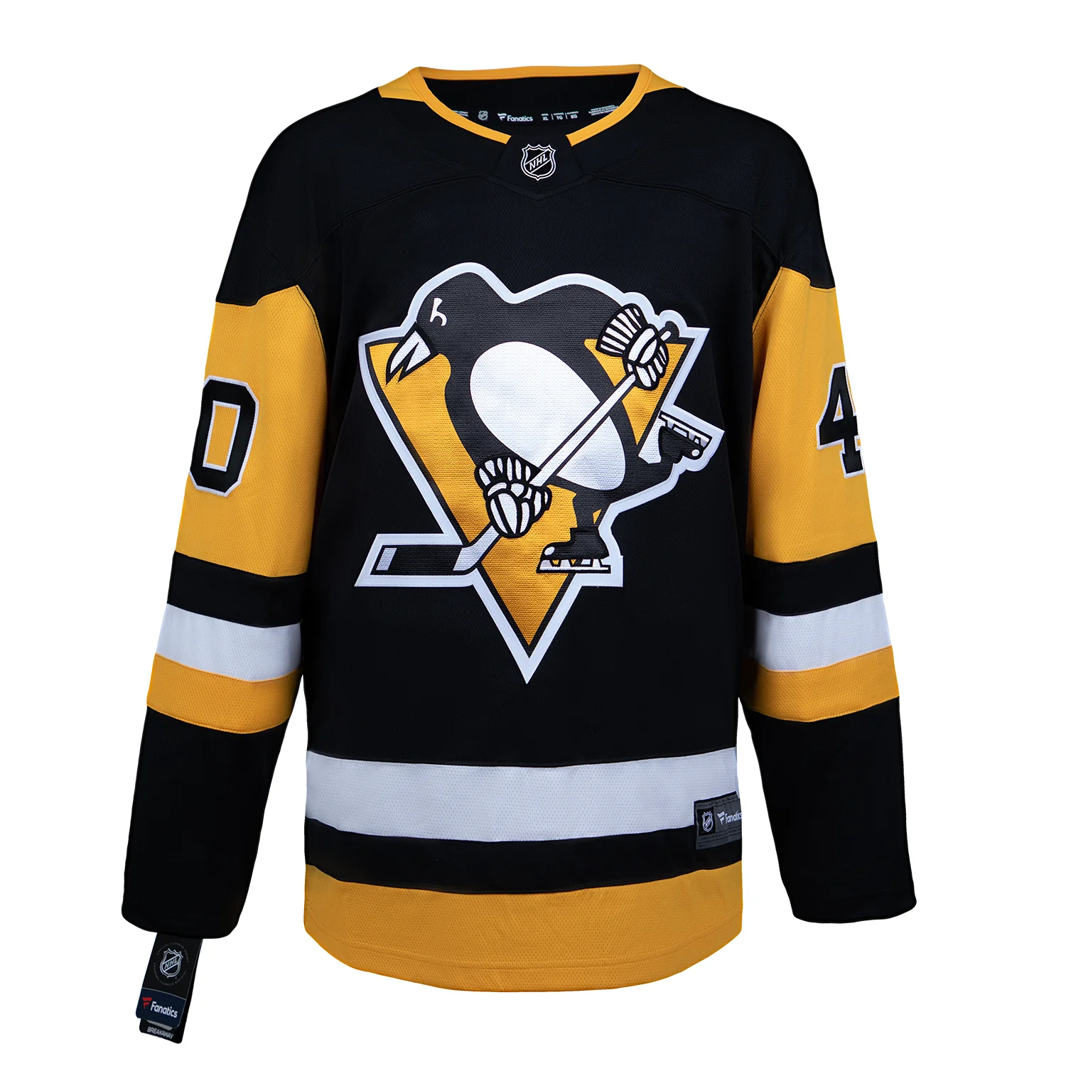 Patrick Lalime Autographed Pittsburgh Penguins Fanatics Breakaway Jersey - Image 2
