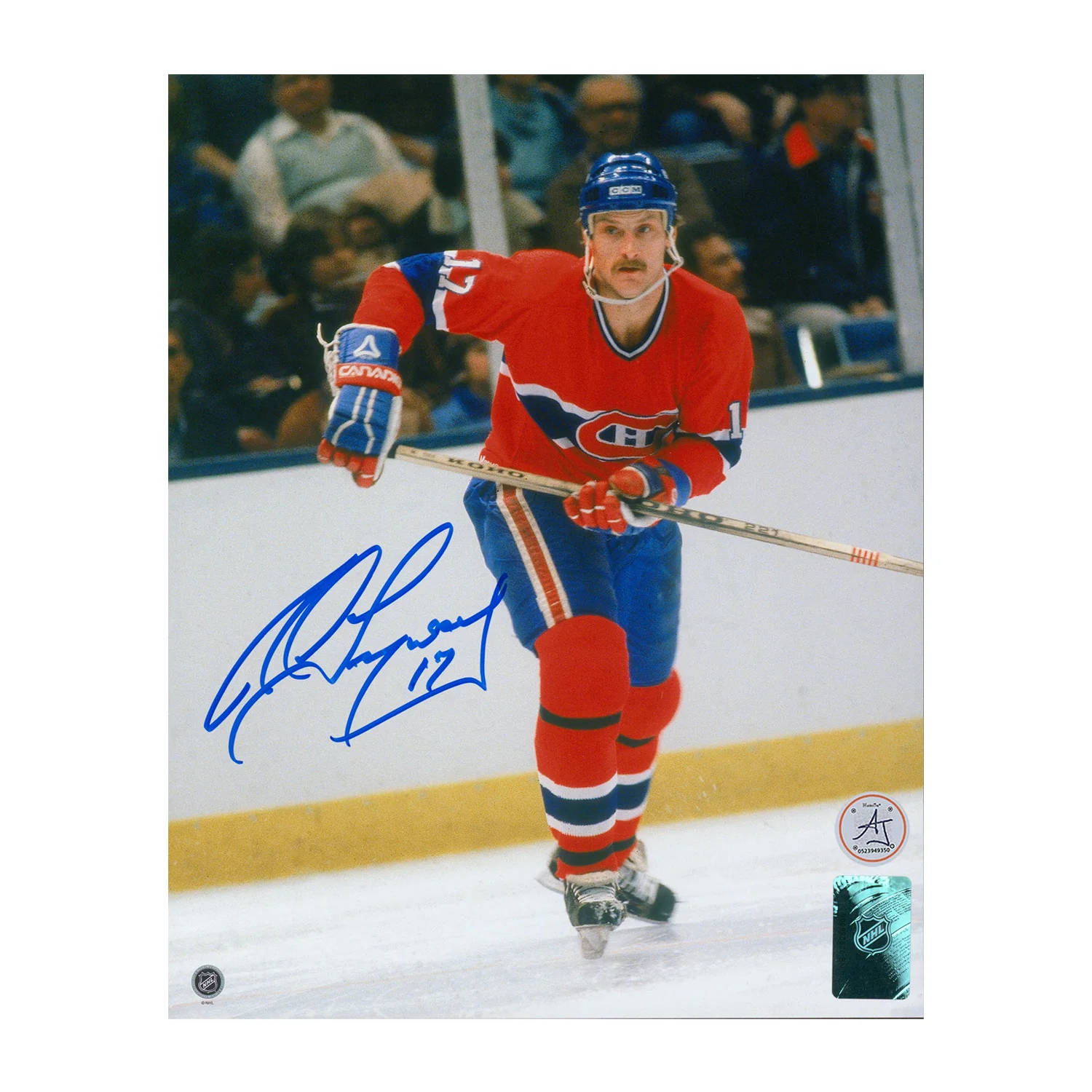 Rod Langway Autographed Montreal Canadiens Hockey 8x10 Photo