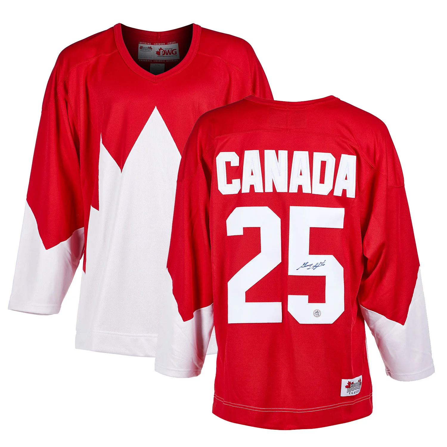 Guy Lapointe 1972 Summit Series Signed Team Canada Hockey Jersey - Image 3