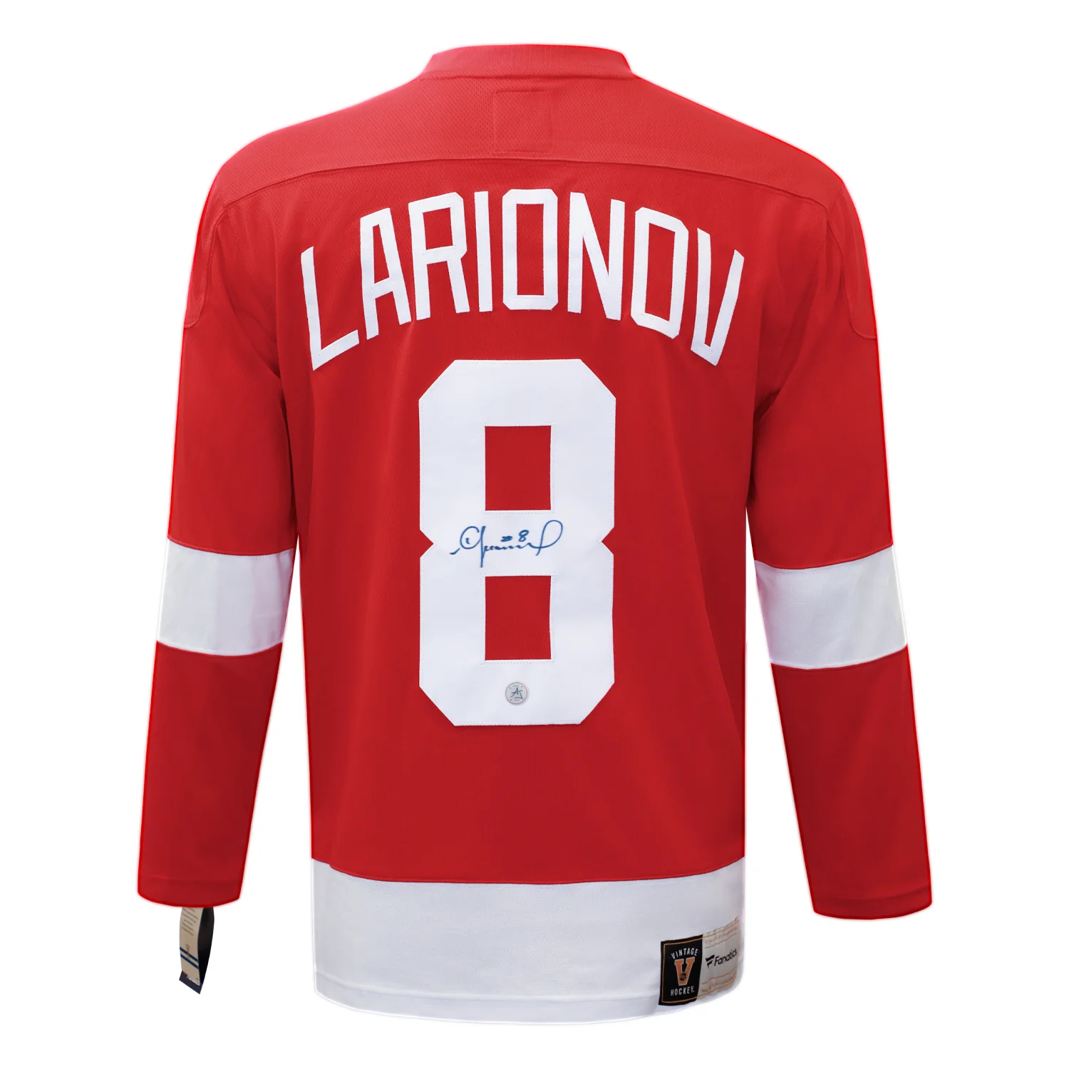 Igor Larionov Signed Detroit Red Wings Fanatics Breakaway Retro Jersey