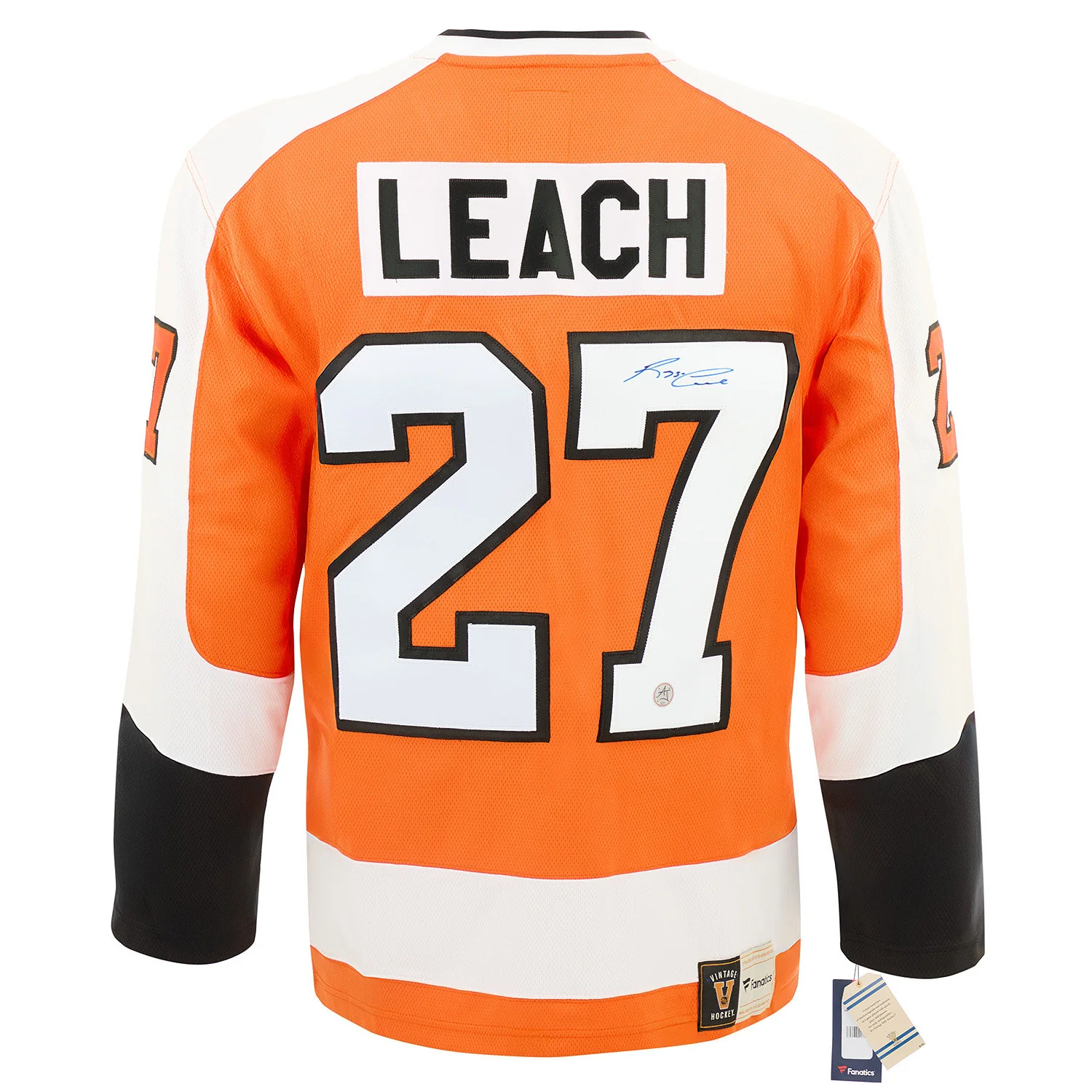 Reggie Leach Signed Philadelphia Flyers Throwback Breakaway Jersey