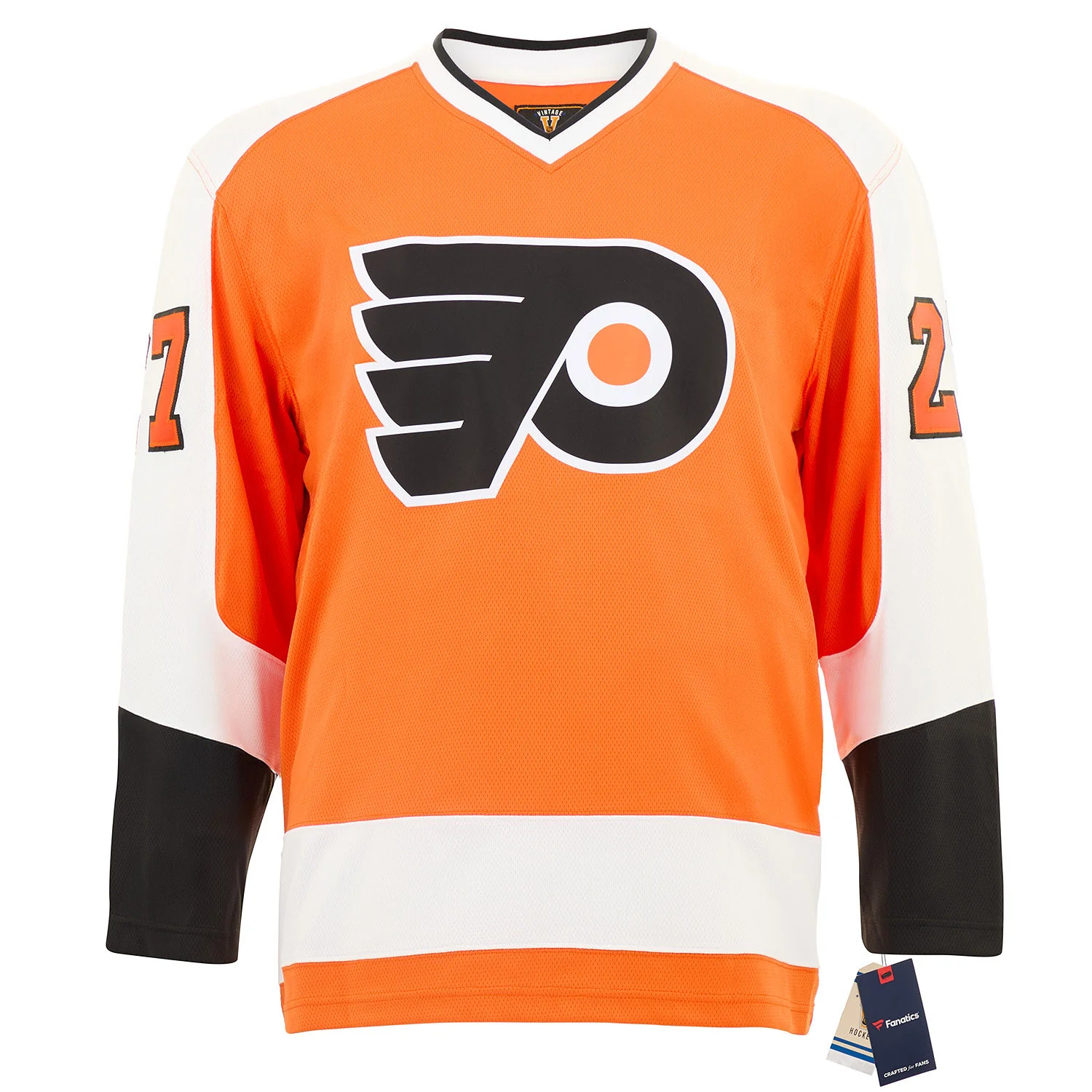 Reggie Leach Signed Philadelphia Flyers Throwback Breakaway Jersey - Image 2