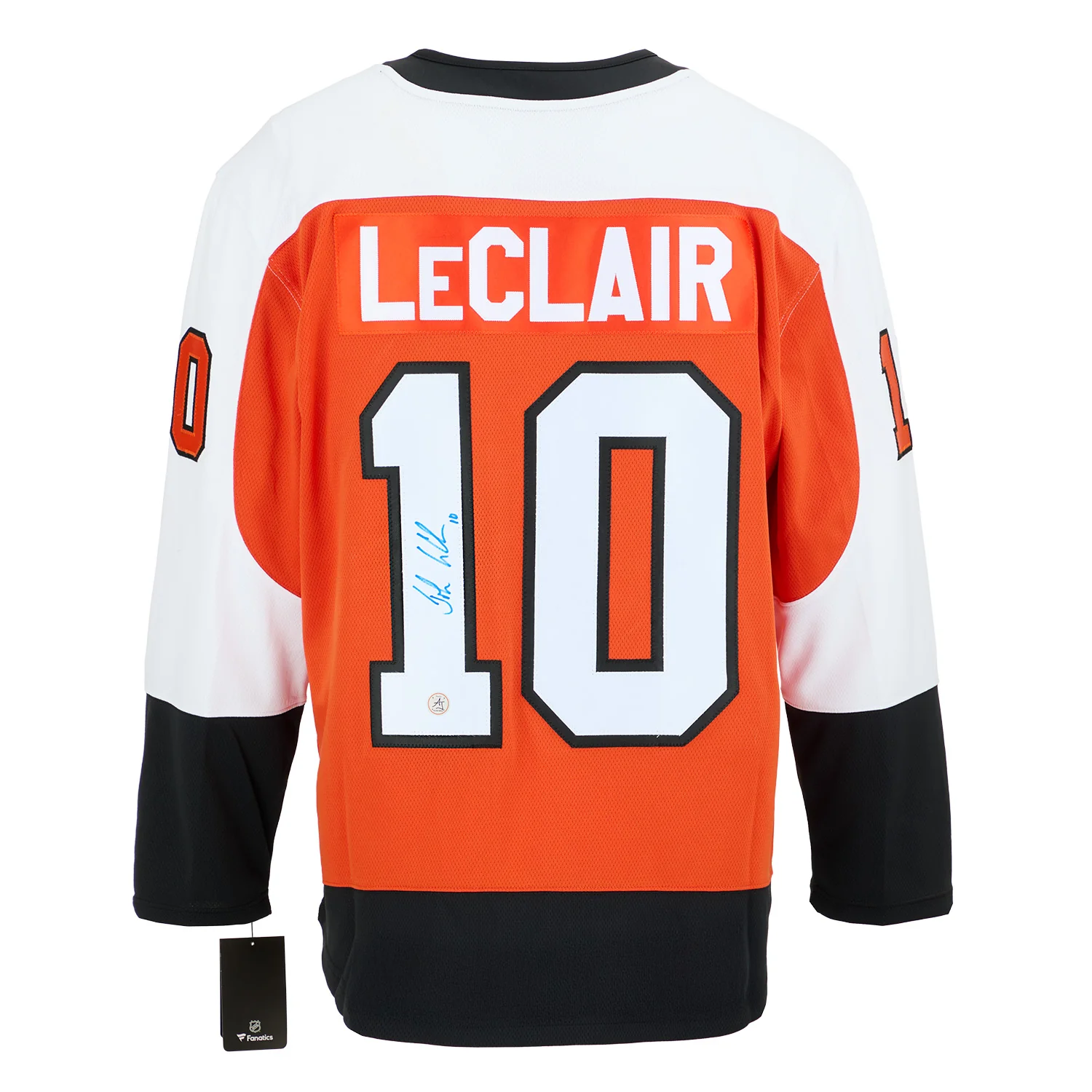 John Leclair Signed Philadelphia Flyers Fanatics Breakaway Jersey