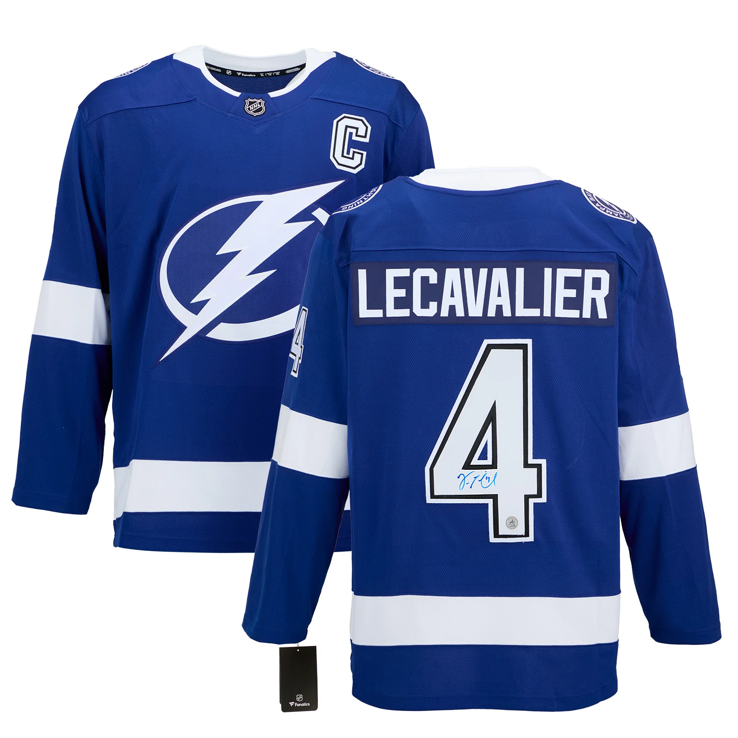Vincent Lecavalier Autographed Tampa Bay Lightning Fanatics Breakaway Jersey - Image 3