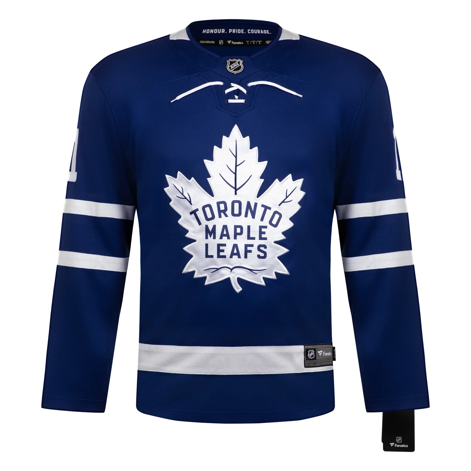Gary Leeman Autographed Toronto Maple Leafs Blue Fanatics Breakaway Jersey - Image 2