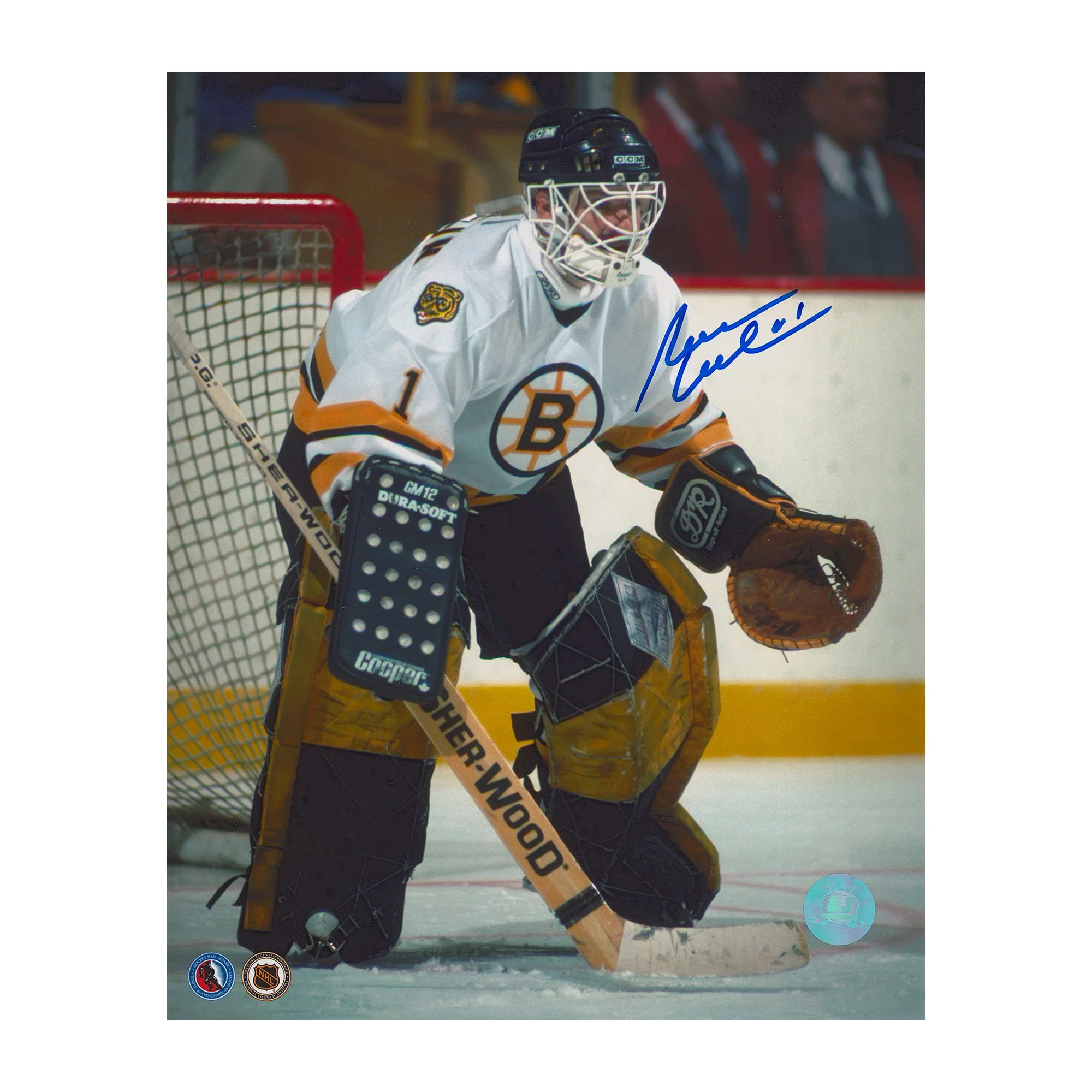 Reggie Lemelin Autographed Boston Bruins Goalie 8x10 Photo