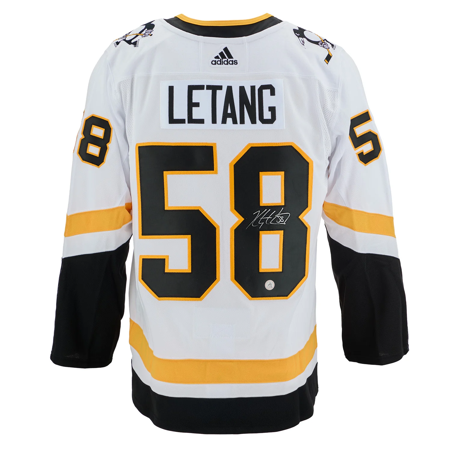 Kris Letang Signed Pittsburgh Penguins Reverse Retro adidas Jersey