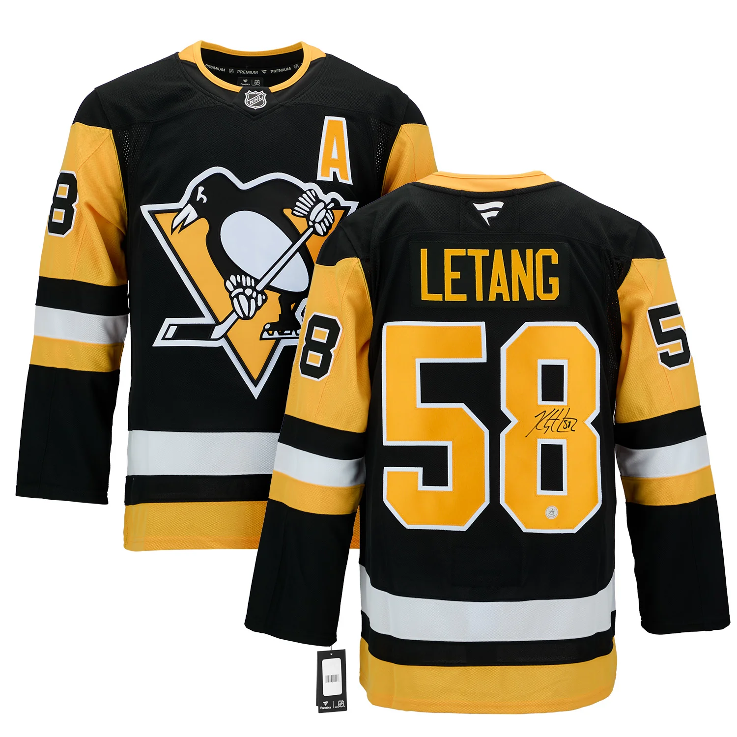 Kris Letang Autographed Pittsburgh Penguins Fanatics Premium Jersey - Image 3