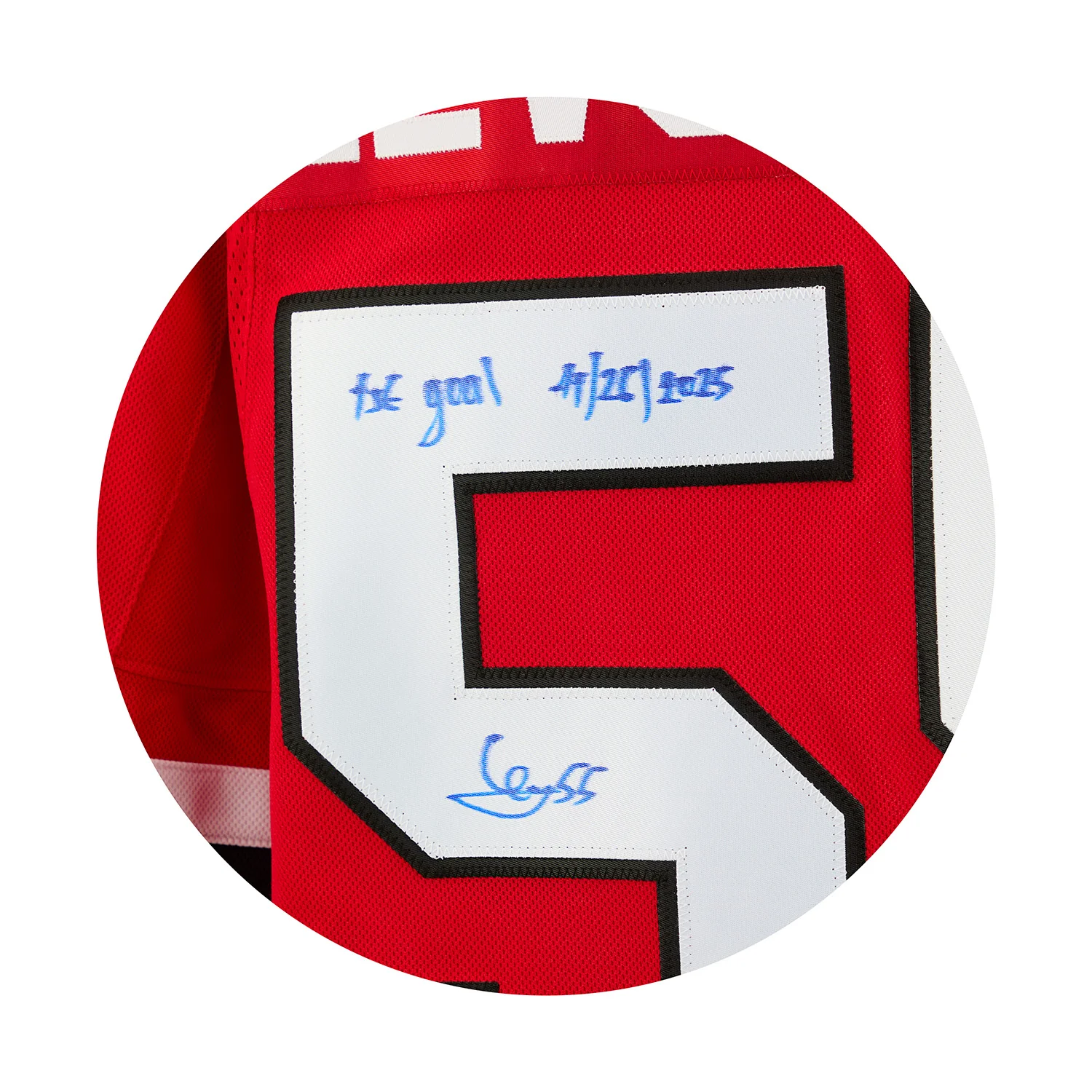 Artyom Levshunov Chicago Blackhawks Signed & Dated 1st Goal Jersey 1/55 - Image 3