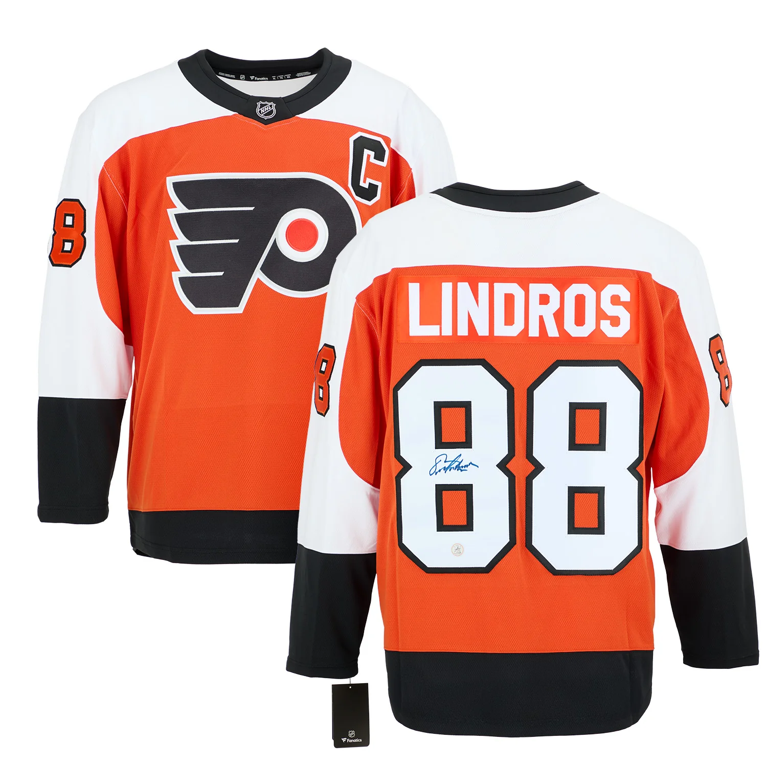Eric Lindros Signed Philadelphia Flyers Fanatics Breakaway Jersey - Image 3