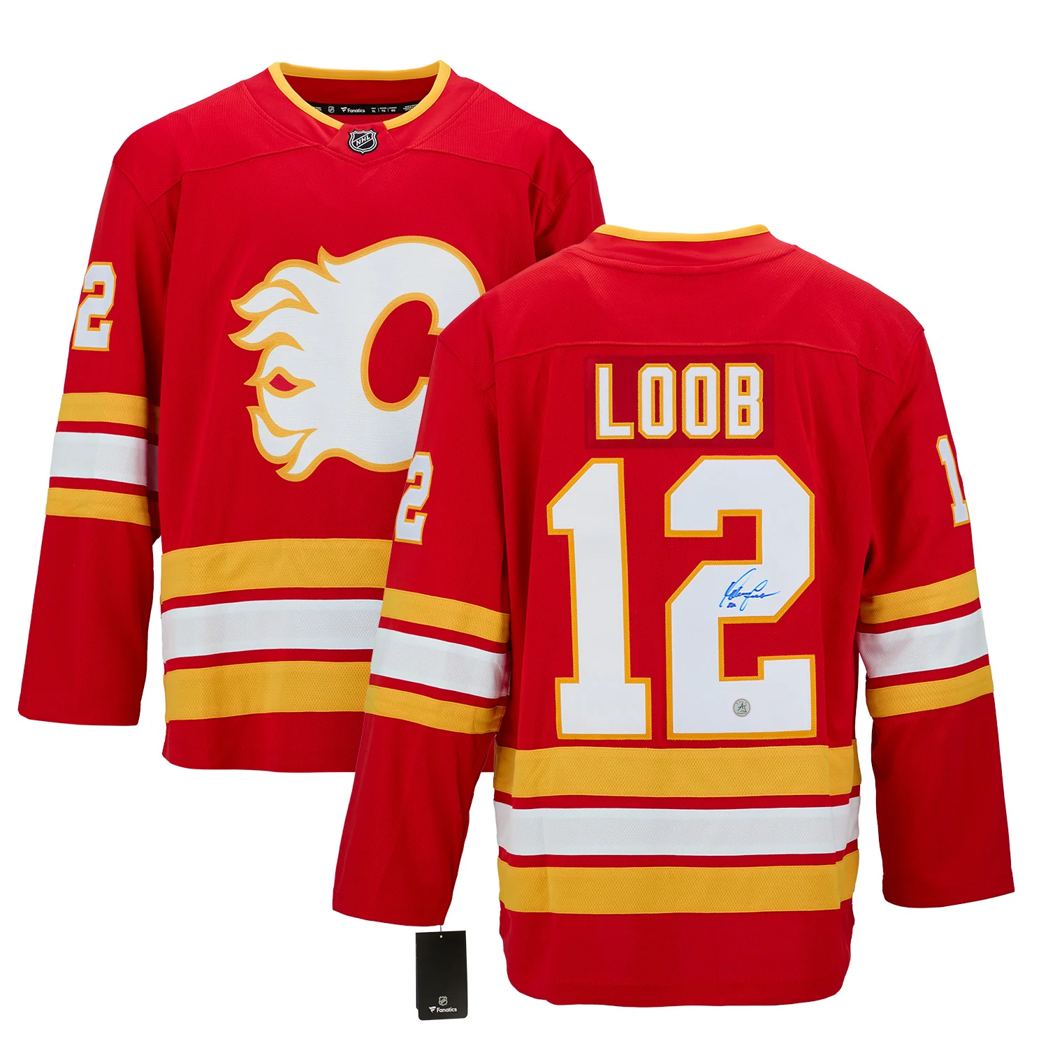 Hakan Loob Signed Calgary Flames Fanatics Breakaway Jersey - Image 3