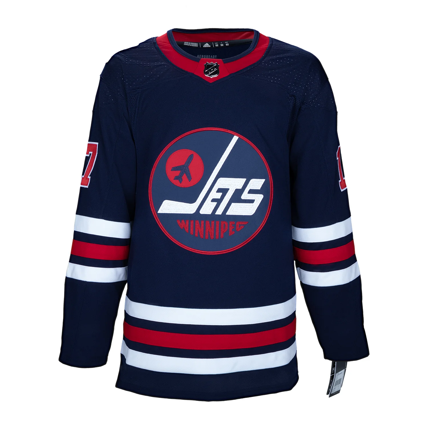 Adam Lowry Signed Winnipeg Jets Heritage Classic adidas Jersey - Image 2