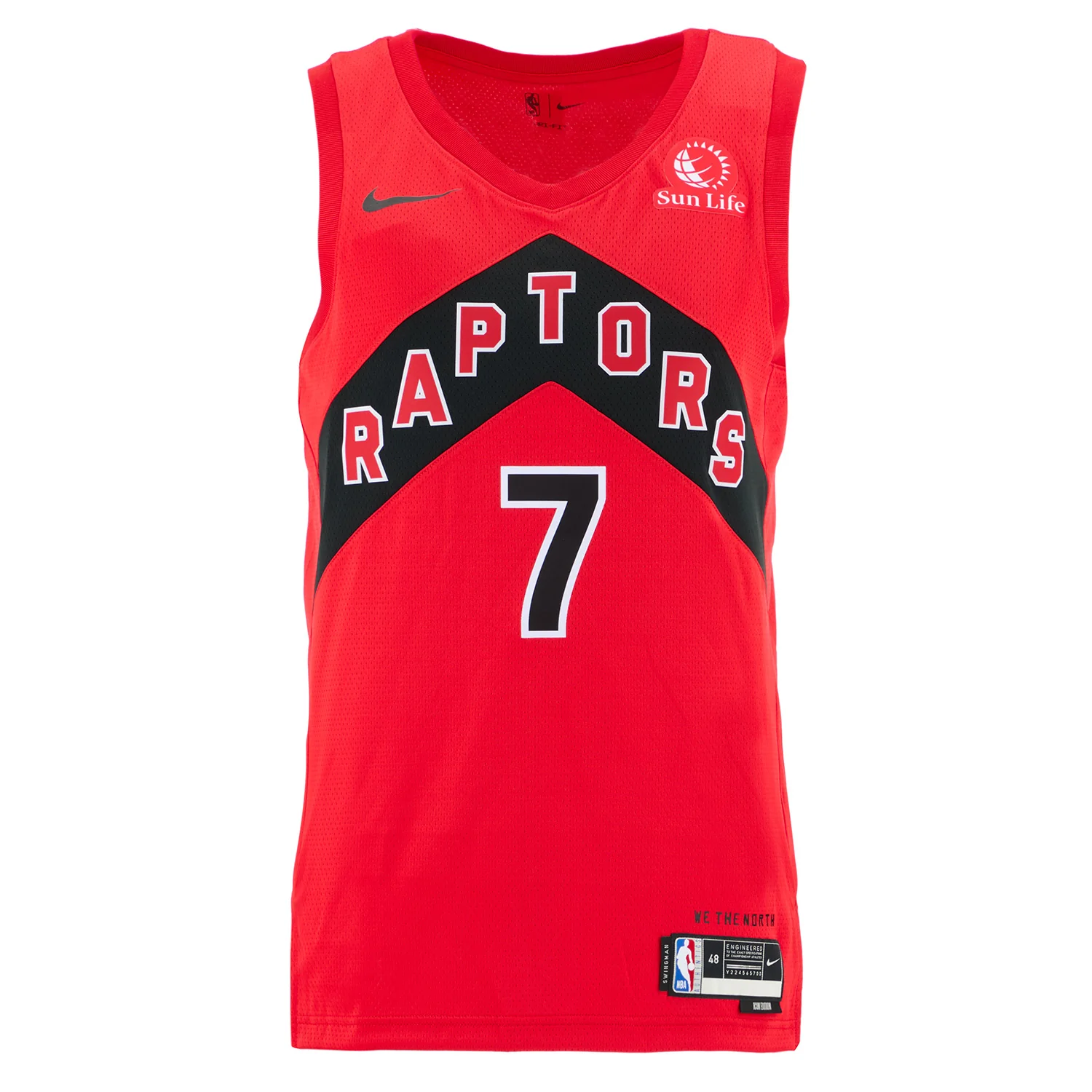 Kyle Lowry Autographed Toronto Raptors Red Nike Swingman Jersey - Image 2