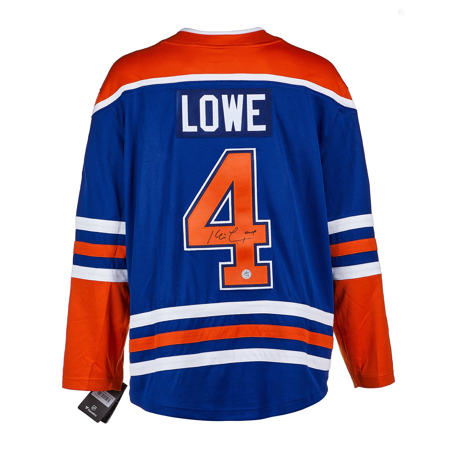 Kevin Lowe Signed Edmonton Oilers Throwback Breakaway Jersey