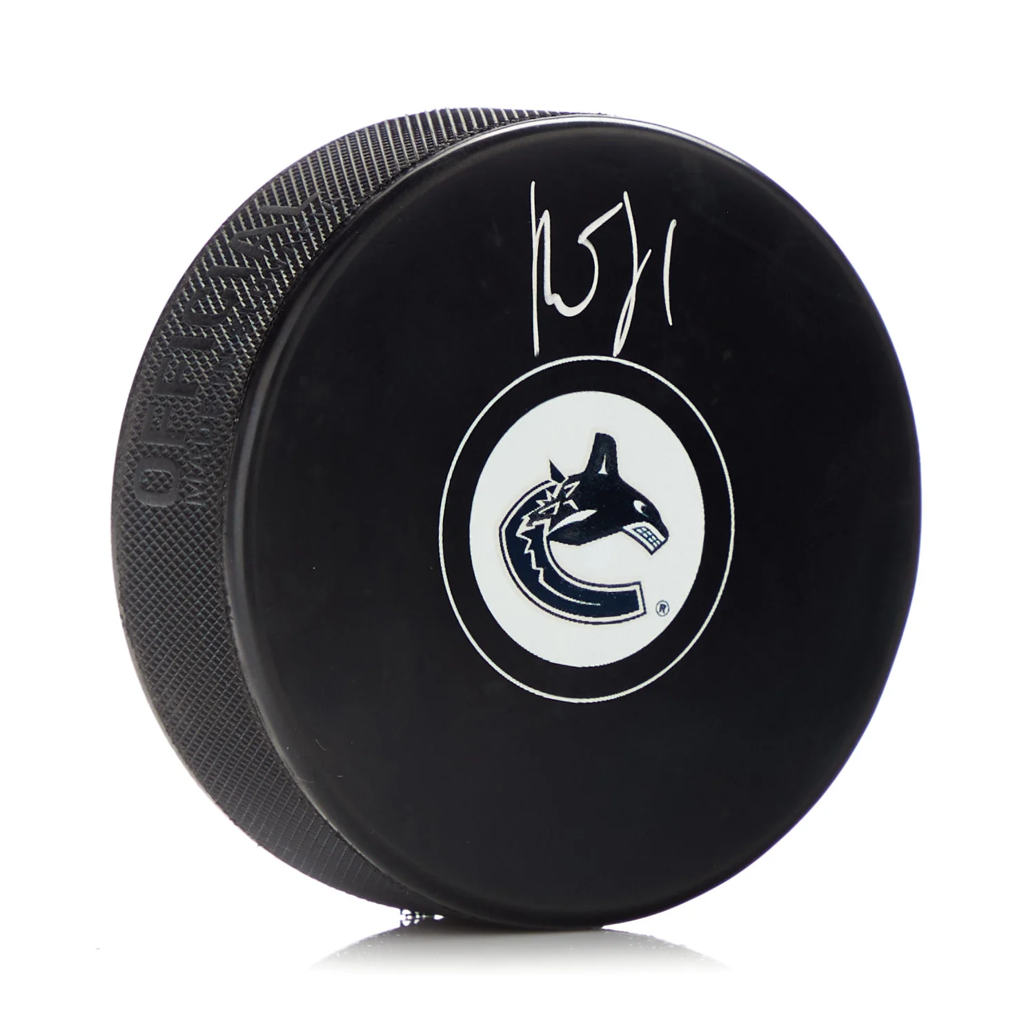 Roberto Luongo Autographed Vancouver Canucks Hockey Puck