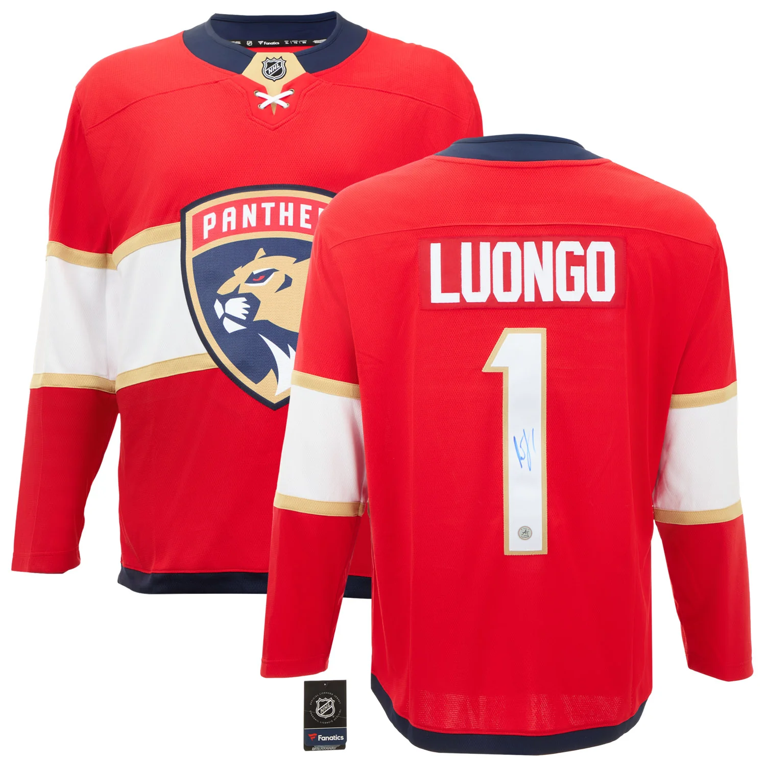 Roberto Luongo Autographed Florida Panthers Fanatics Breakaway Jersey - Image 3