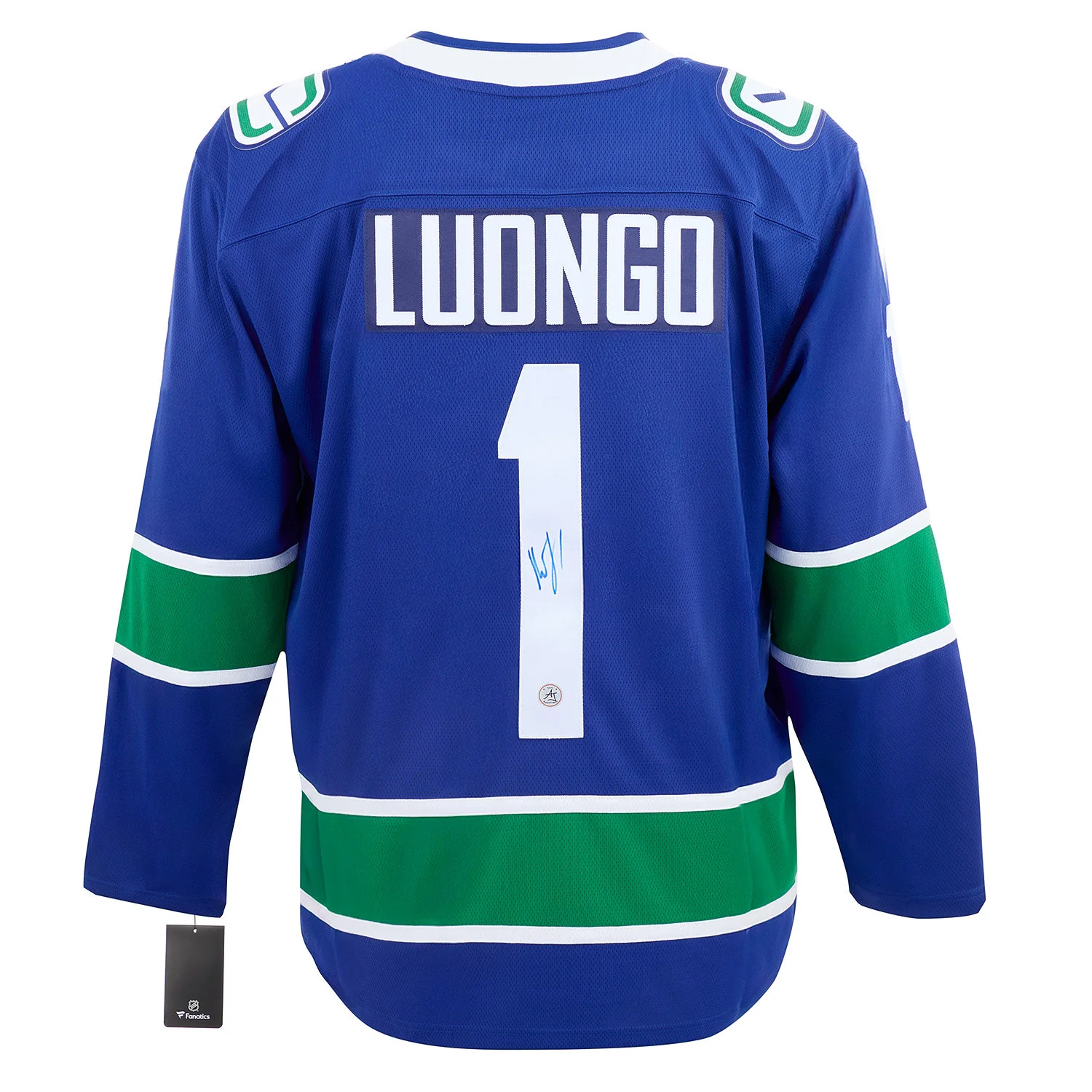 Roberto Luongo Autographed Vancouver Canucks Fanatics Breakaway Jersey