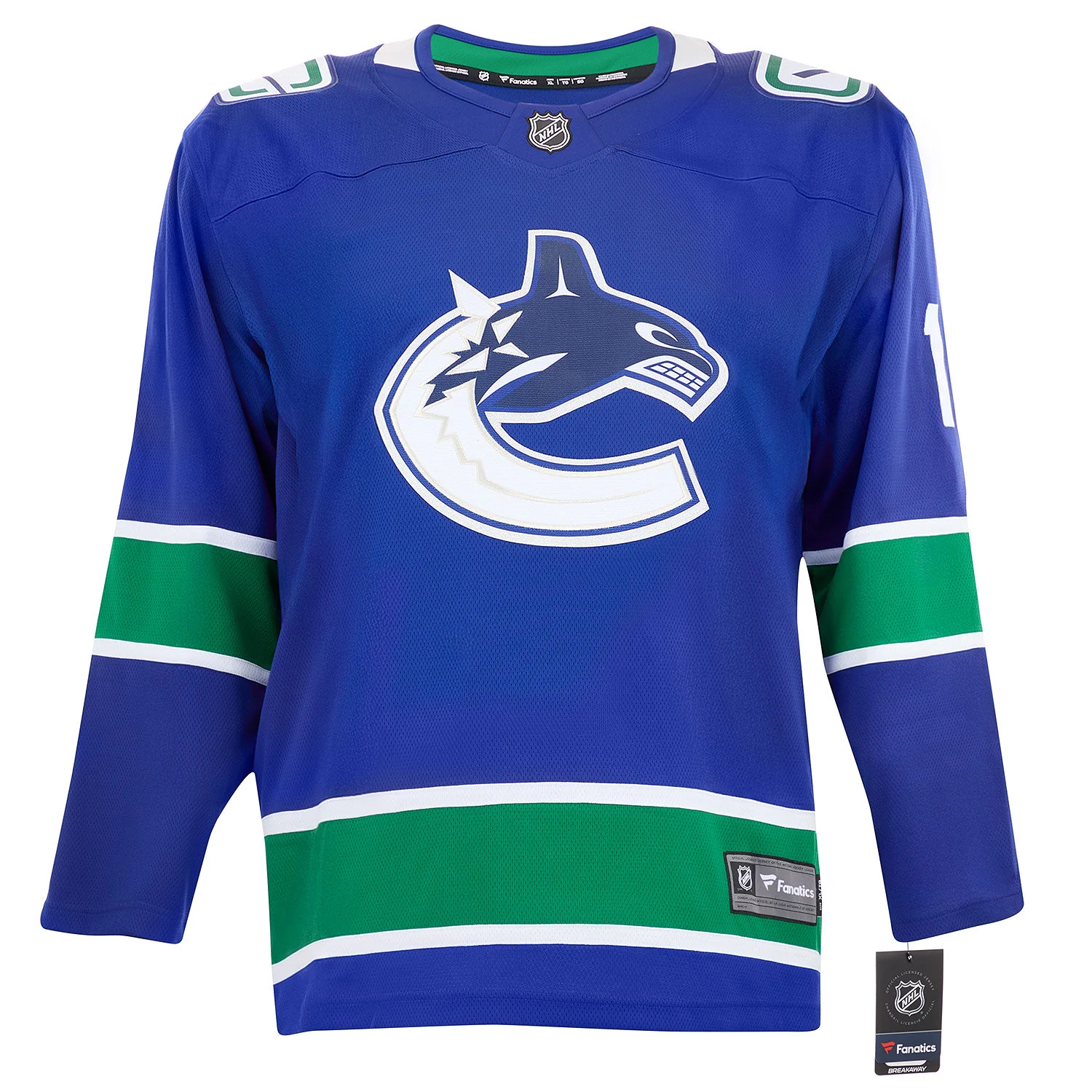 Roberto Luongo Autographed Vancouver Canucks Fanatics Breakaway Jersey - Image 2