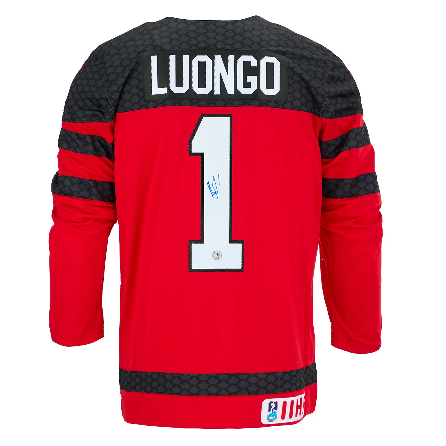 Roberto Luongo Autographed Team Canada Red Nike Hockey Jersey