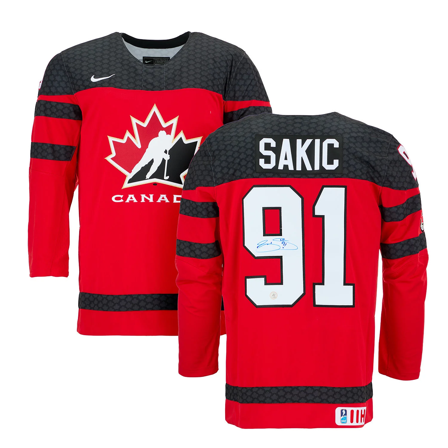 Roberto Luongo Autographed Team Canada Red Nike Hockey Jersey - Image 3
