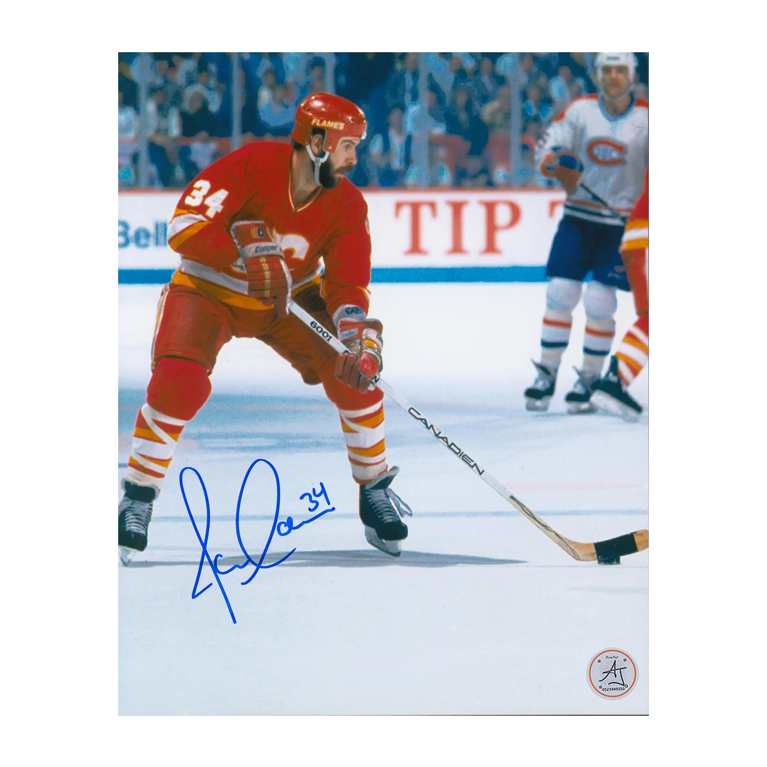 Jamie Macoun Autographed Calgary Flames Hockey 8x10 Photo