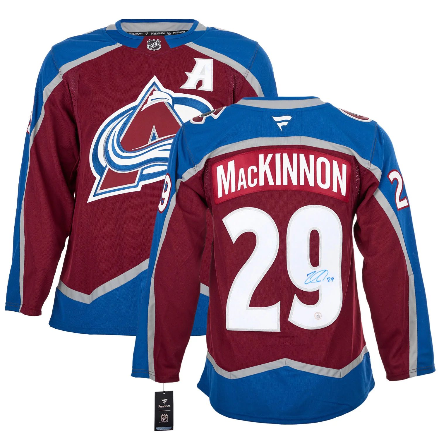 Nathan Mackinnon Signed Colorado Avalanche Fanatics Premium Jersey - Image 3
