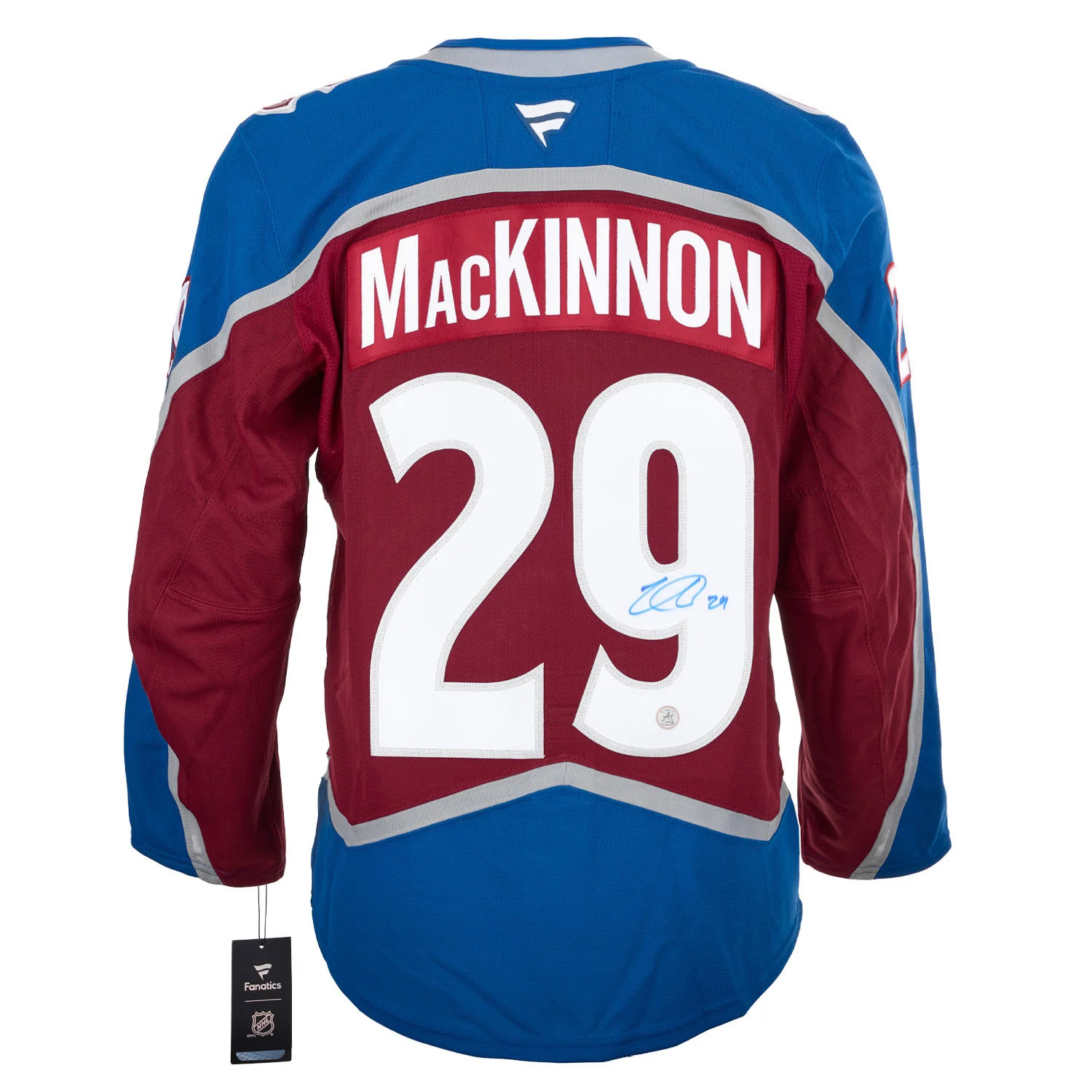 Nathan Mackinnon Signed Colorado Avalanche Fanatics On Ice Authentic Jersey