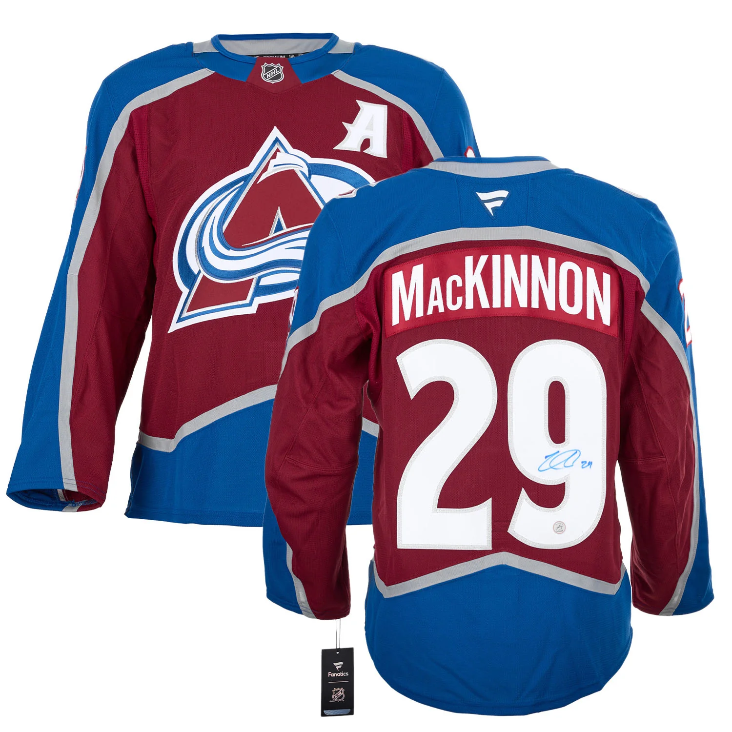 Nathan Mackinnon Signed Colorado Avalanche Fanatics On Ice Authentic Jersey - Image 3
