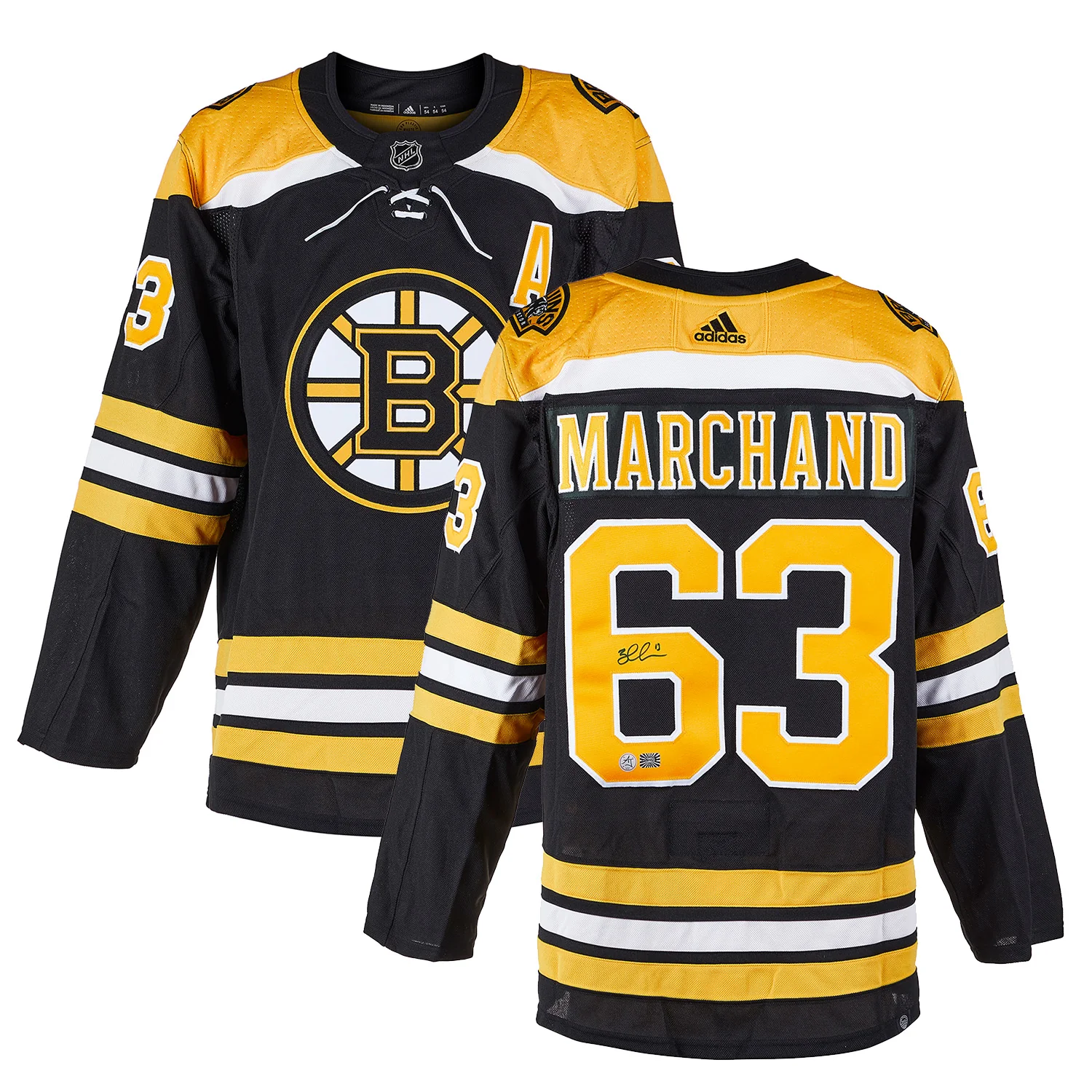 Brad Marchand Autographed Boston Bruins adidas Jersey - Image 2