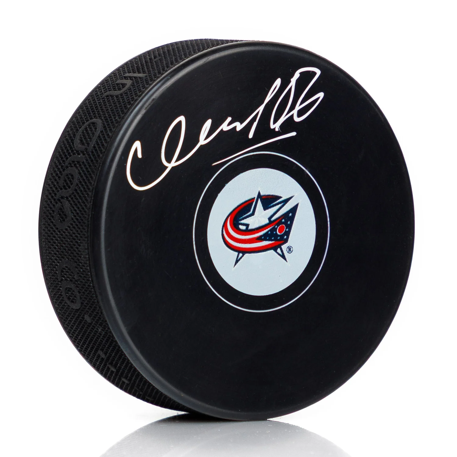 Kirill Marchenko Autographed Columbus Blue Jackets Hockey Puck