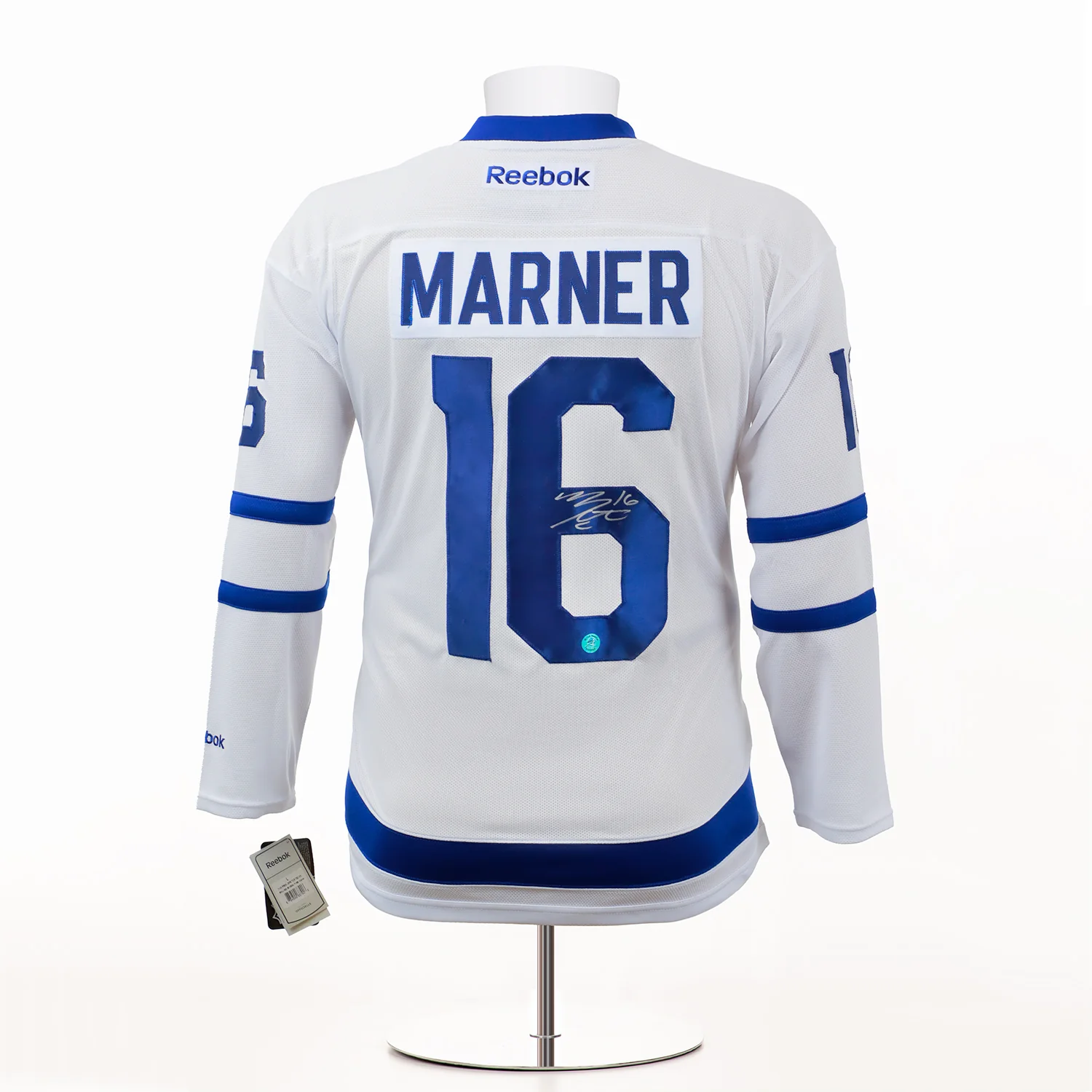Mitch Marner Signed Toronto Maple Leafs 1st Game White Vintage Reebok Jersey