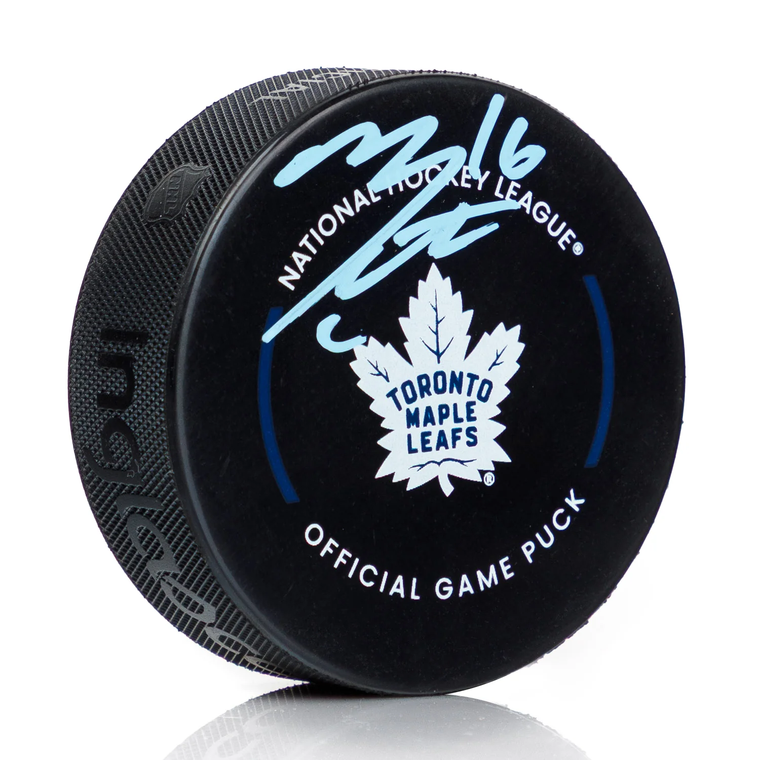 Mitch Marner Signed Toronto Maple Leafs Official Game Puck